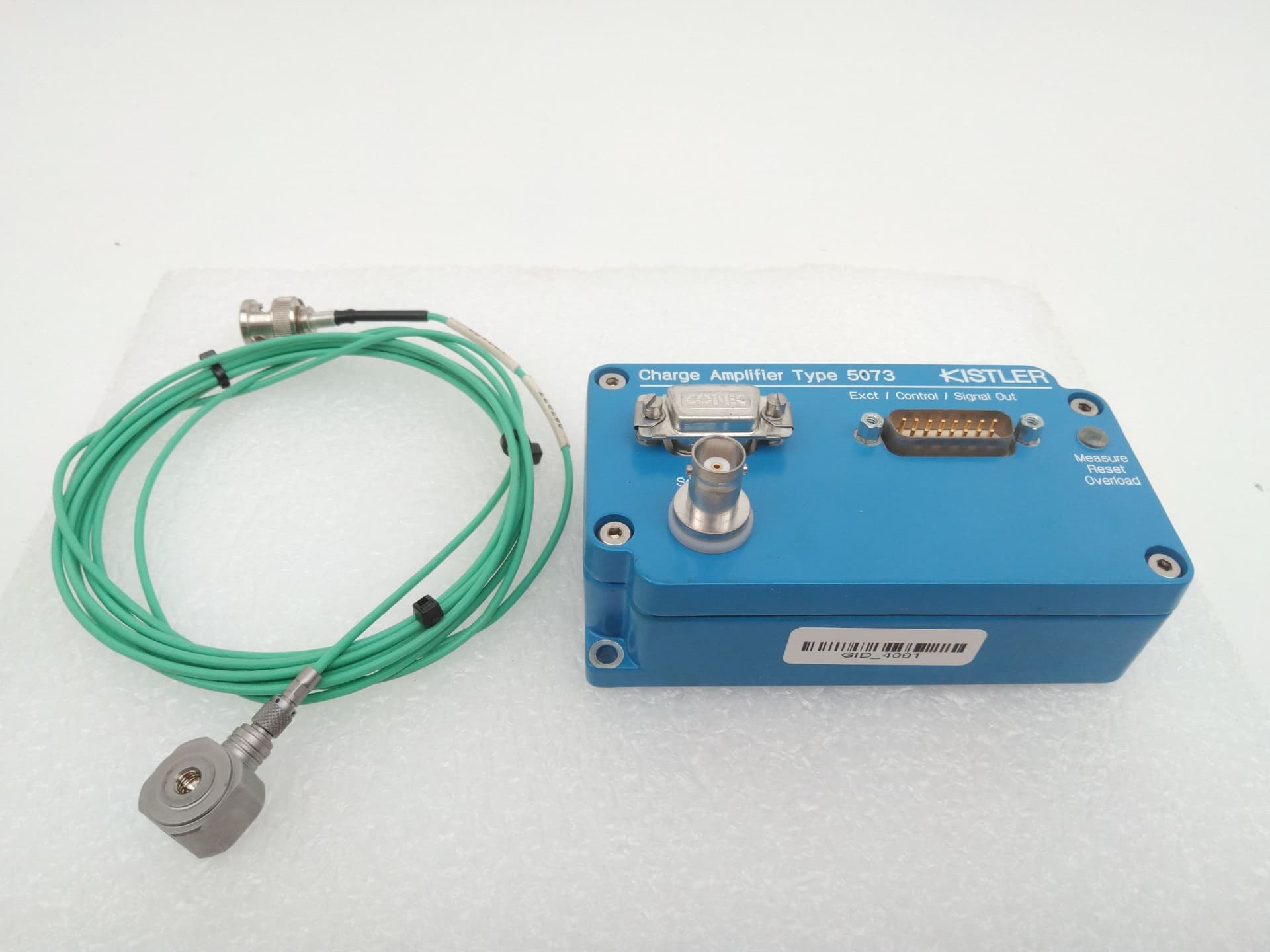 Kistler 5073A111 Charge Amplifier, 1-Channel w/ 9222 High Impedance Load Cell