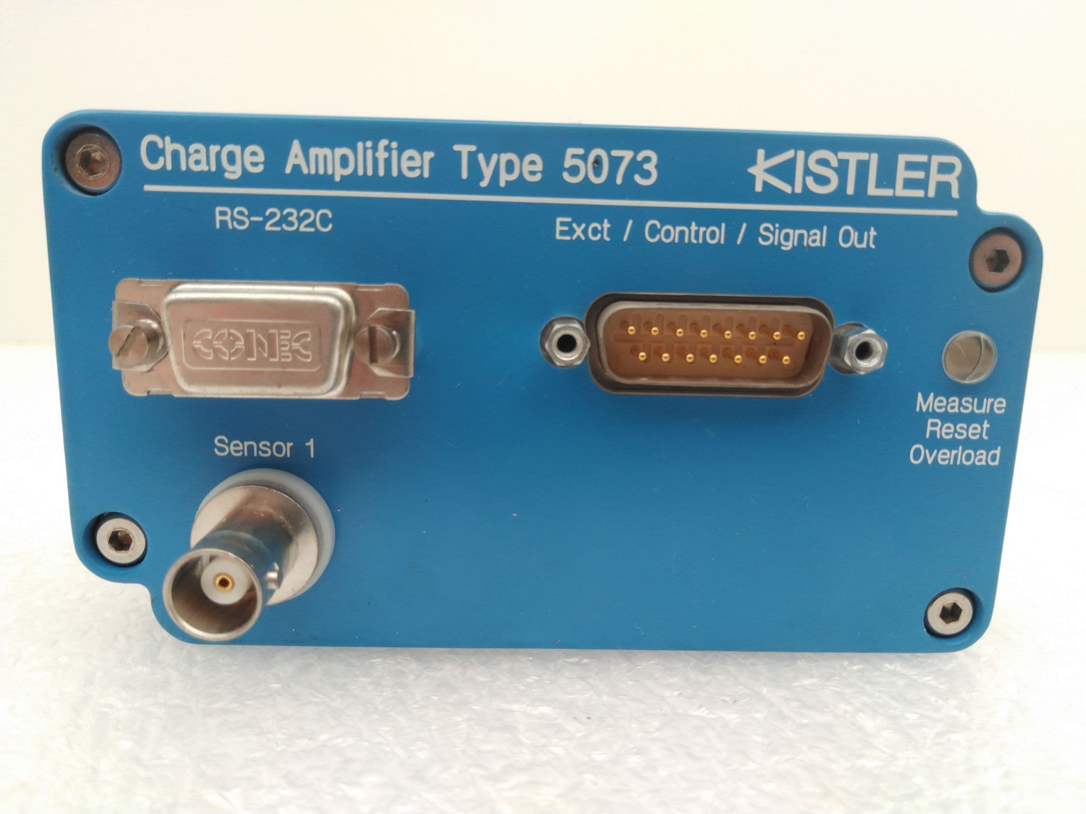 Kistler 5073A111 Charge Amplifier, 1-Channel w/ 9222 High Impedance Load Cell
