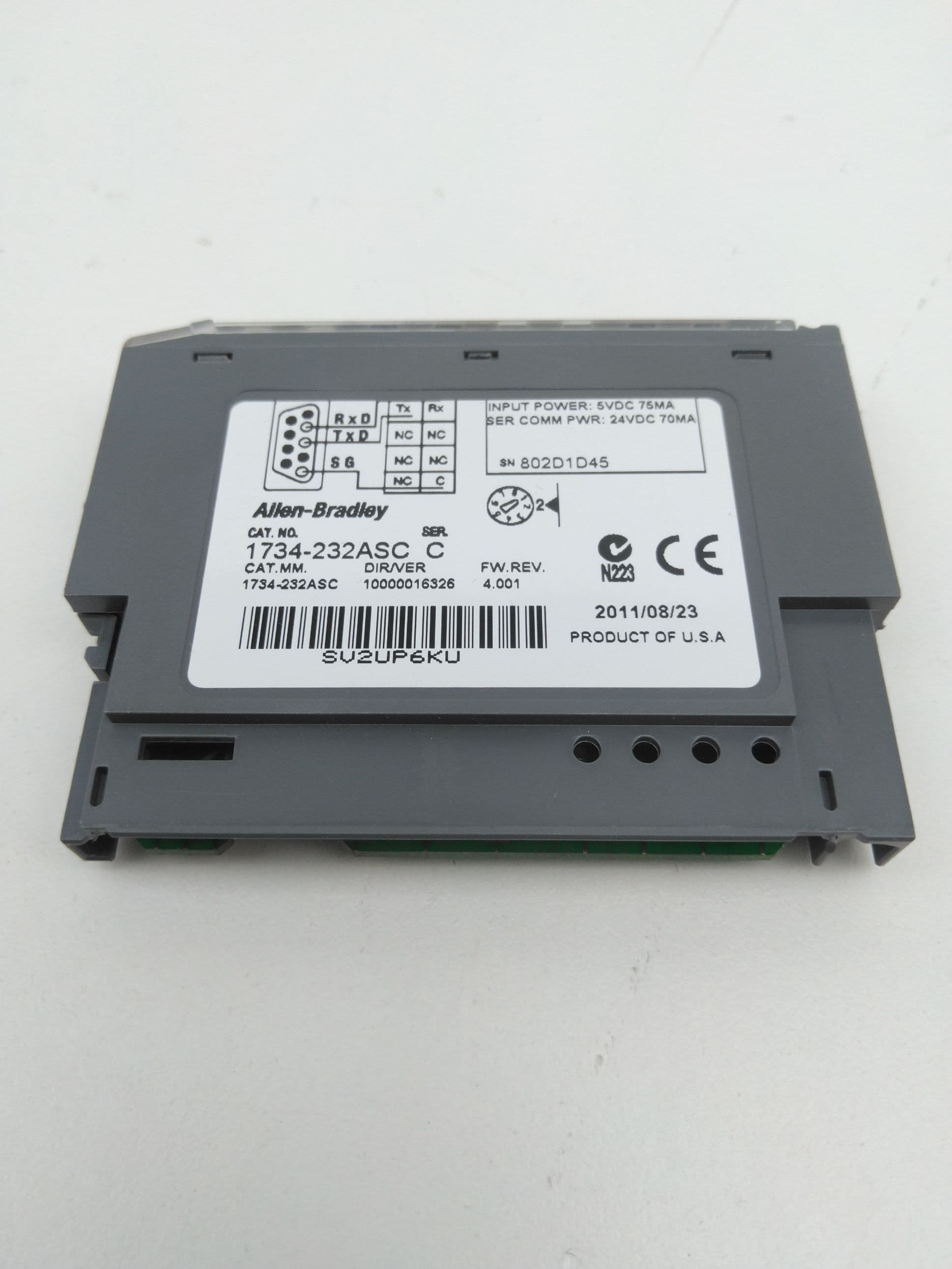 Allen-Bradley 1734-232ASC Point I/O RS-232 ASCII Interface
