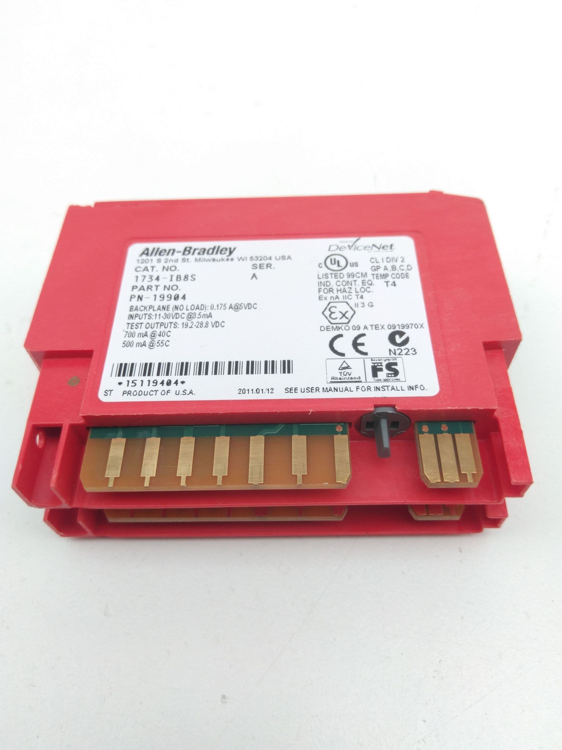 Allen-Bradley 1734-IB8S POINT Digital Input Safety Module 24VDC 8-Ch Sink