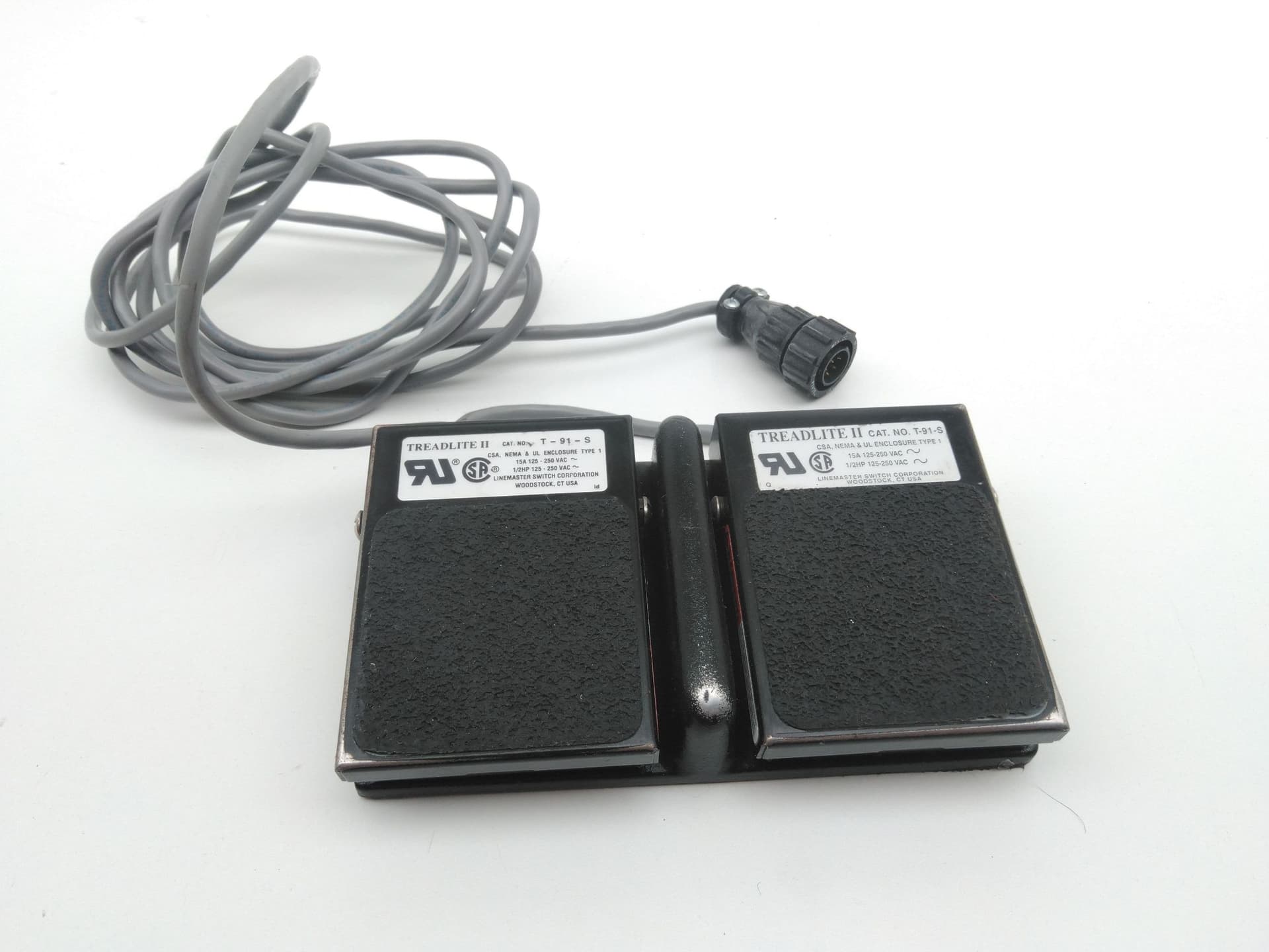 LineMaster T-91-S Treadlite II Two-Pedal Foot Switch