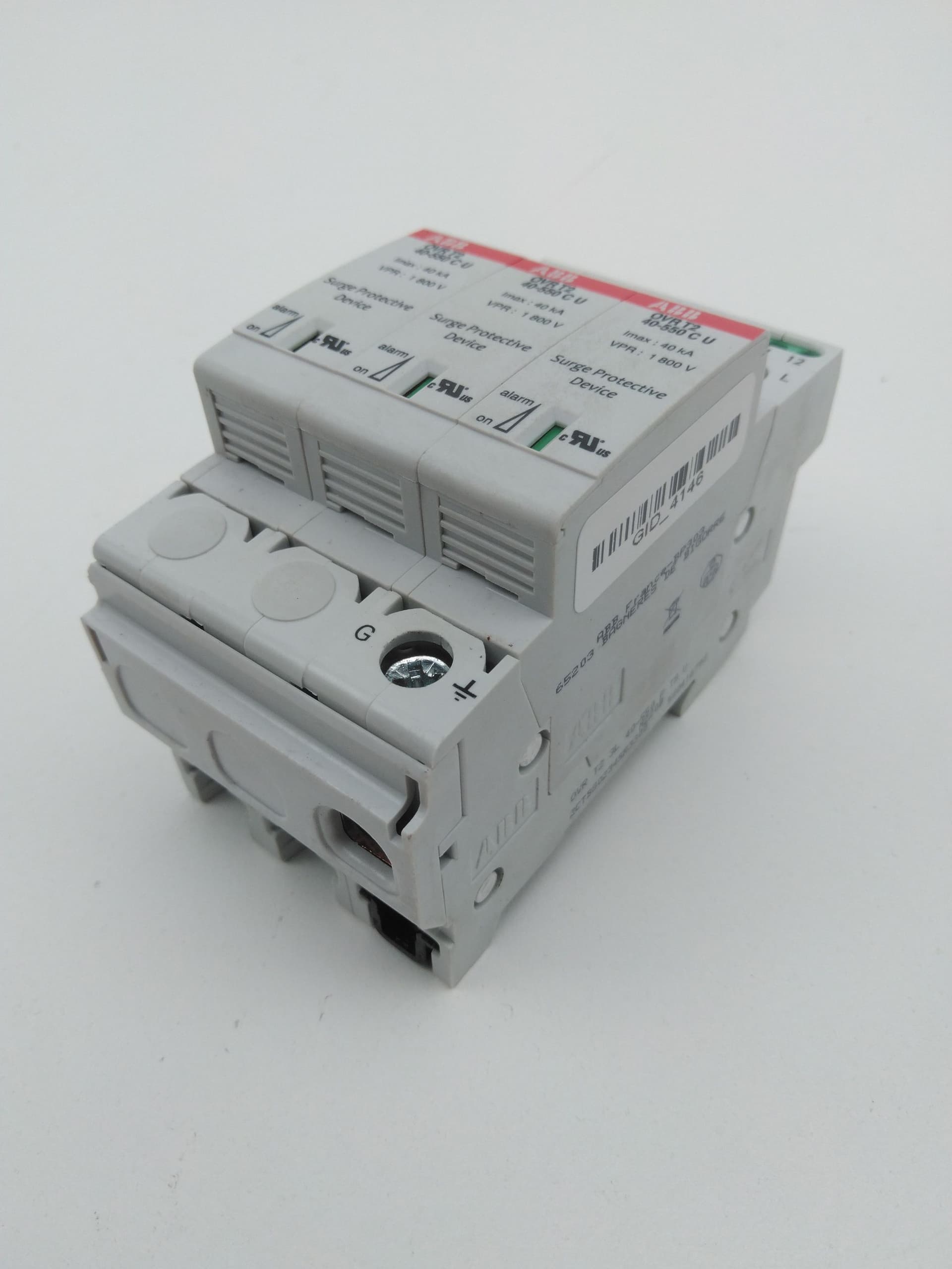 ABB OVR T2 3L 40-550 P TS U Surge Protective Device, 2CTB802345R3300
