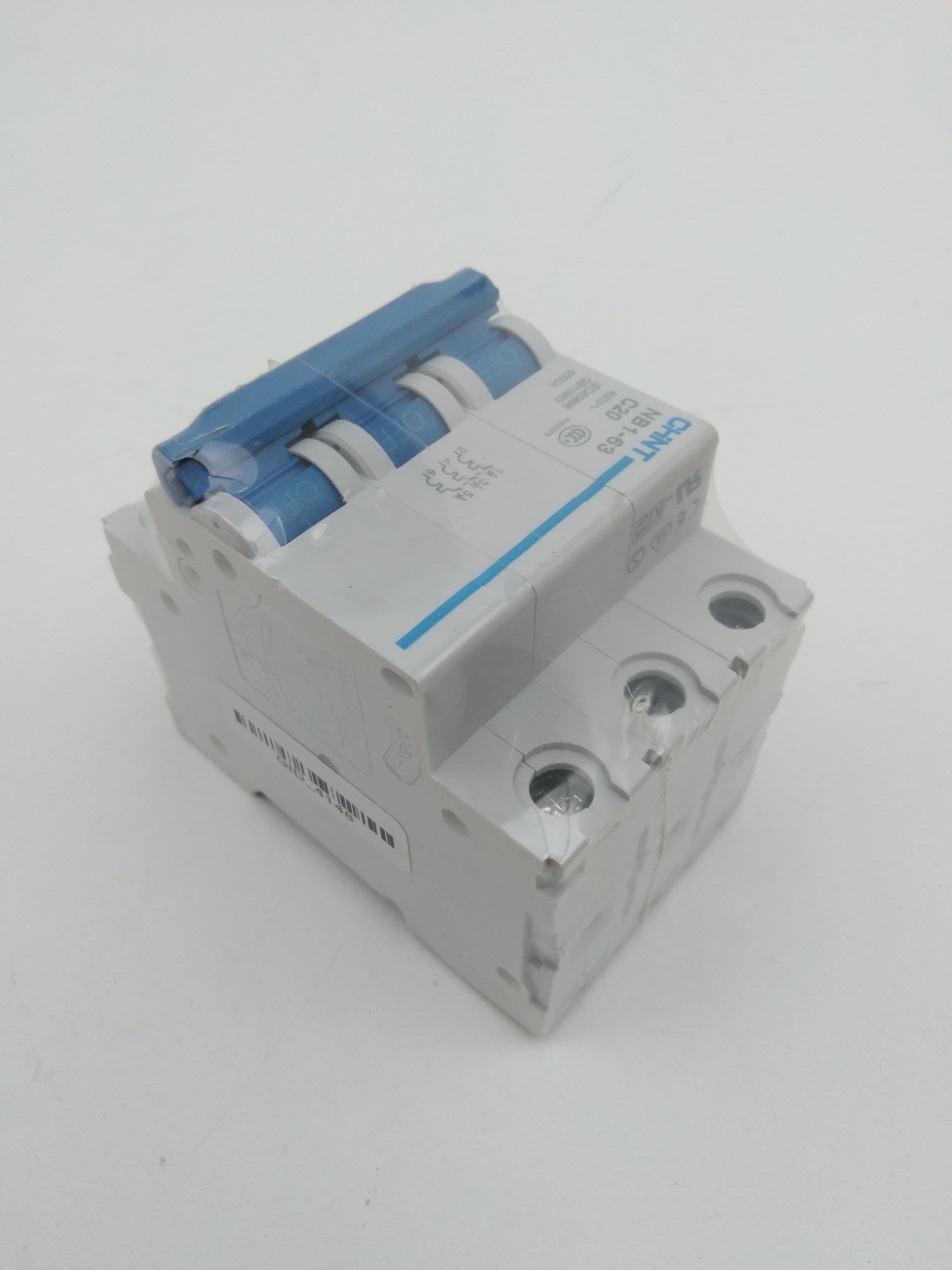 Chint NB1-63 C20 Circuit Breaker 400V, 3 Pole, 20A