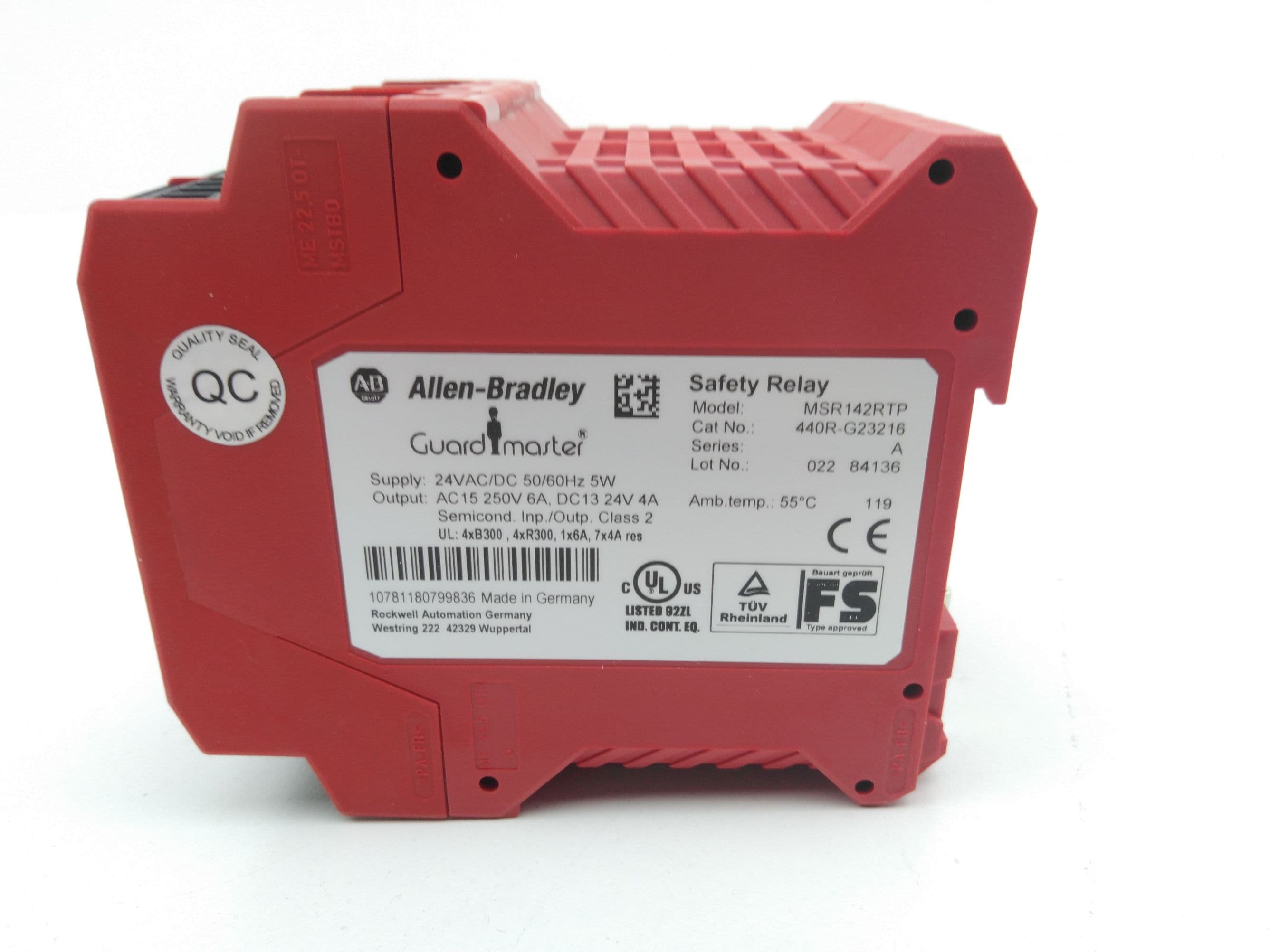 Allen-Bradley MSR142RTP (440R-G32316) Ser A Safety Relay