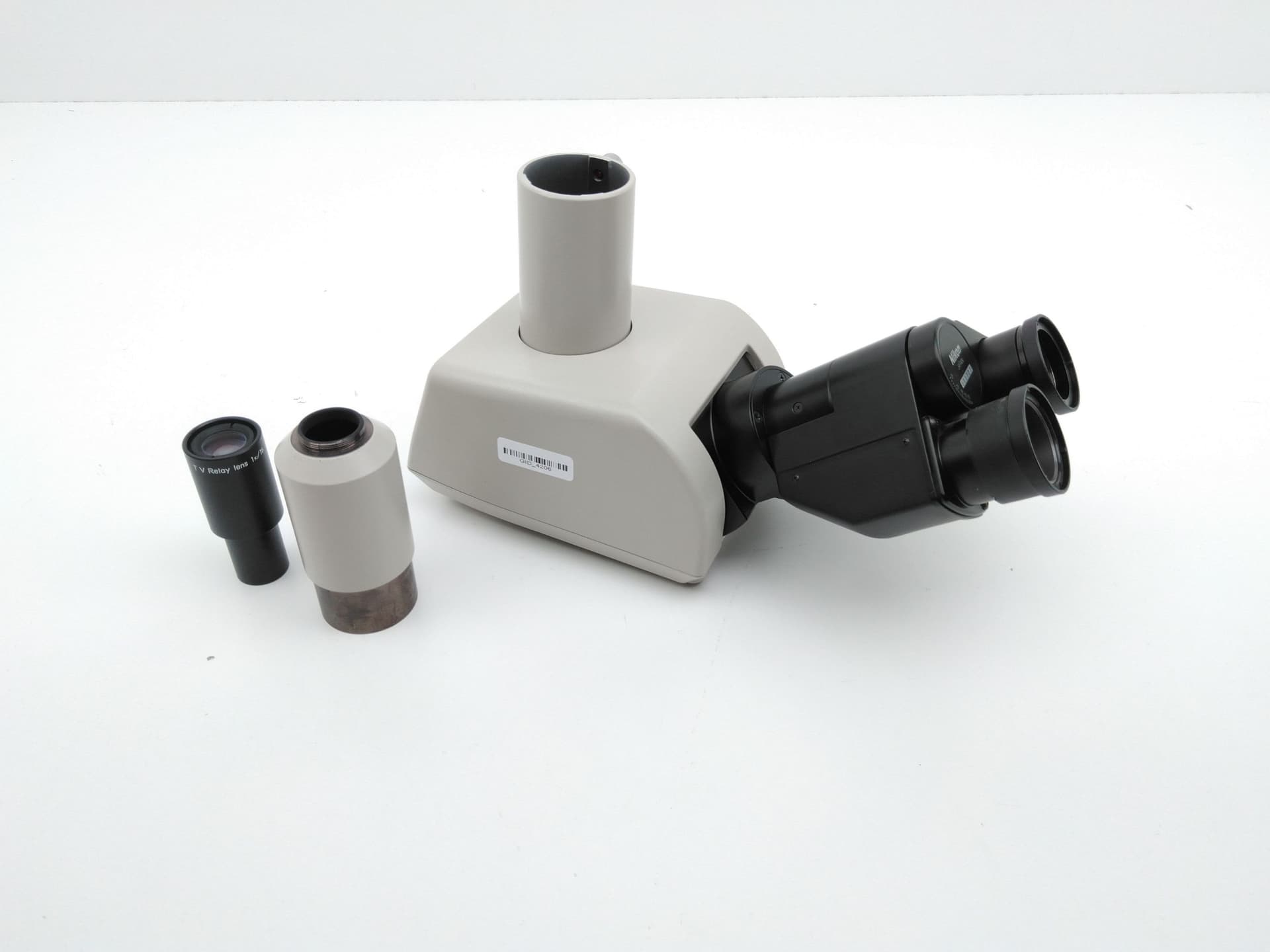 Nikon Trinocular Head with CCD Camera Mount and TV Relay Lens