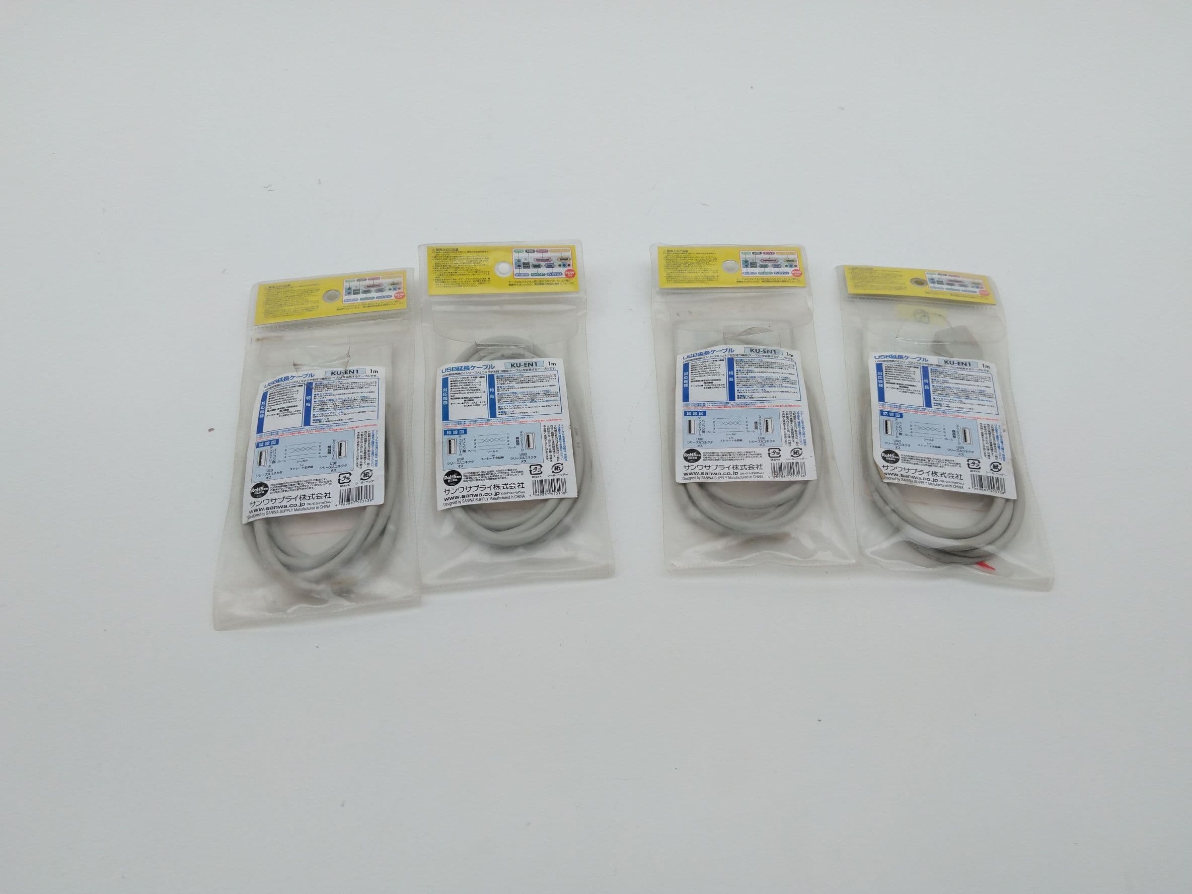 Sanwa Supply KU-EN1 USB Extension Cable, 3.3 ft (1 m)