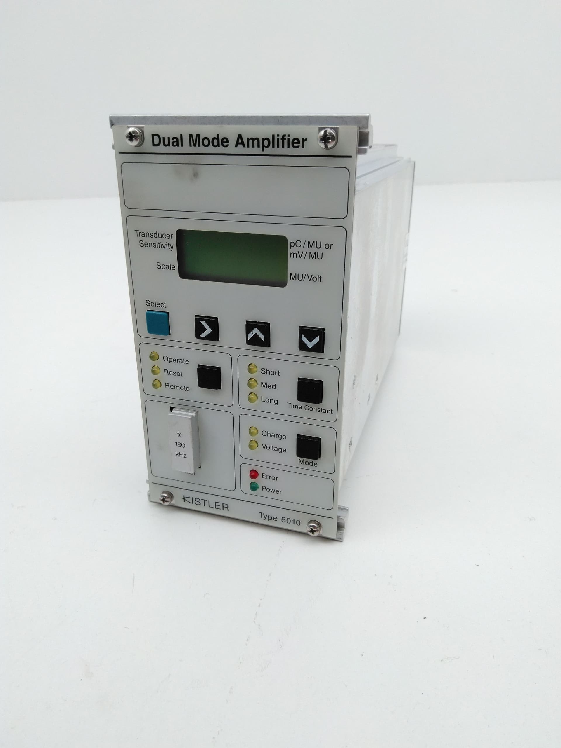 Kistler 5010 Dual Mode Amplifier, Digital Display, RS-232, 115VAC