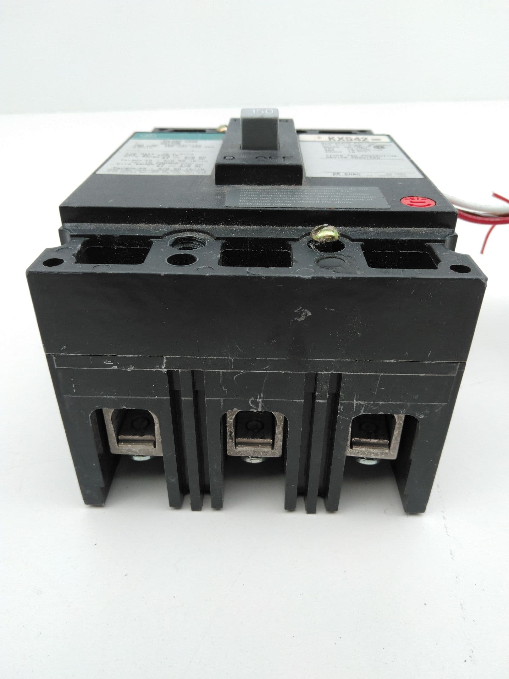 General Electric TED134YT150 Circuit Breaker 3P, 480VAC, 150Amp