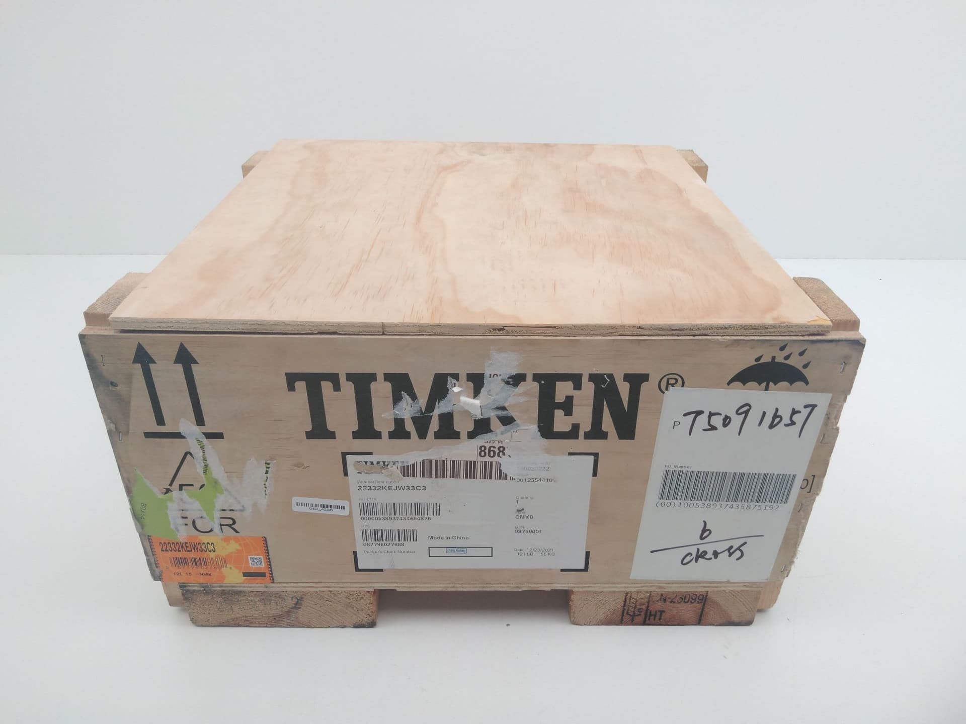 Timken 22332kejw33c3 Spherical Roller Bearing, C3