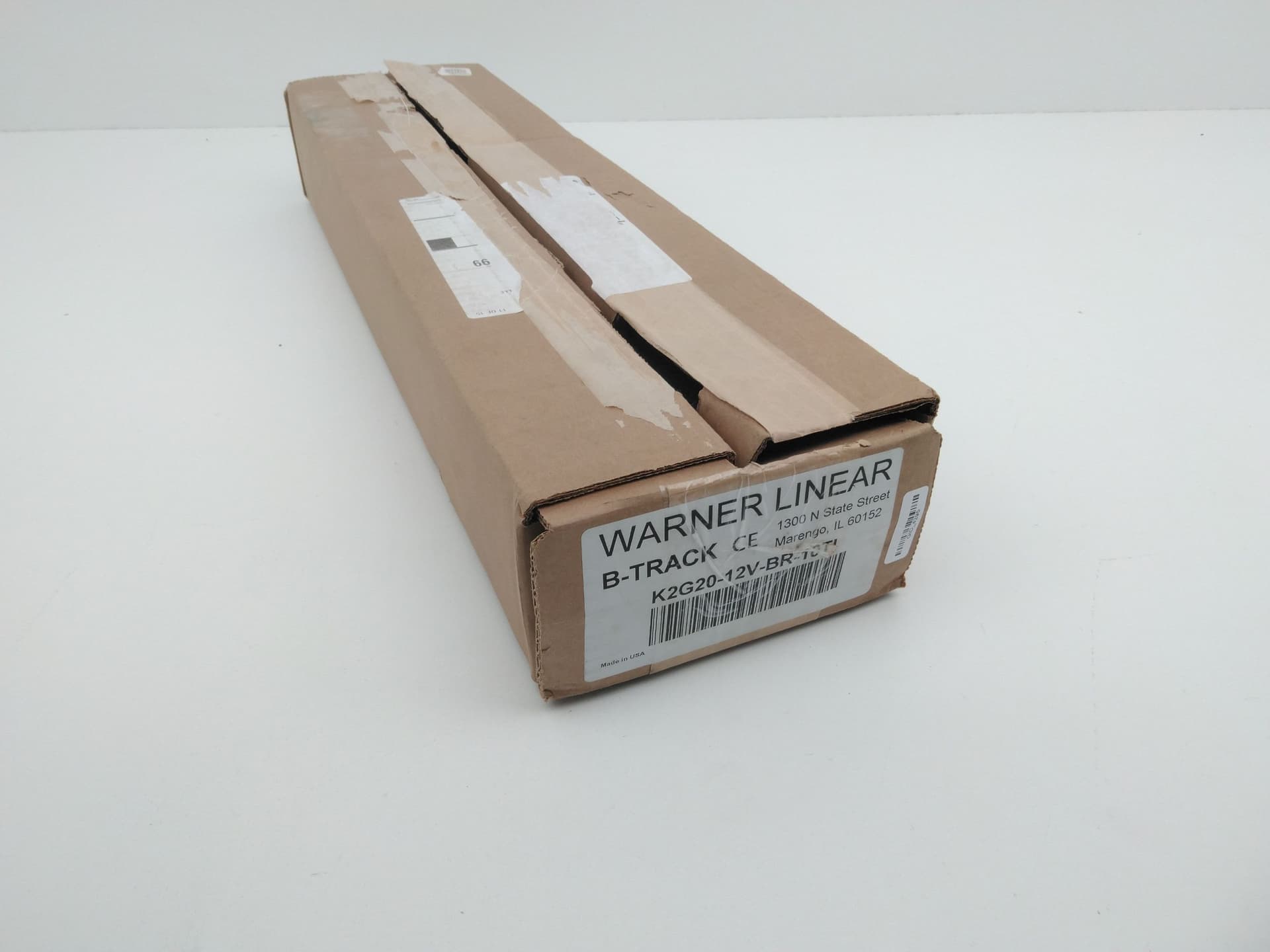 Warner Linear, Thomson K2G20-12V-BR-10TI Electric Linear Actuator, 12VDC