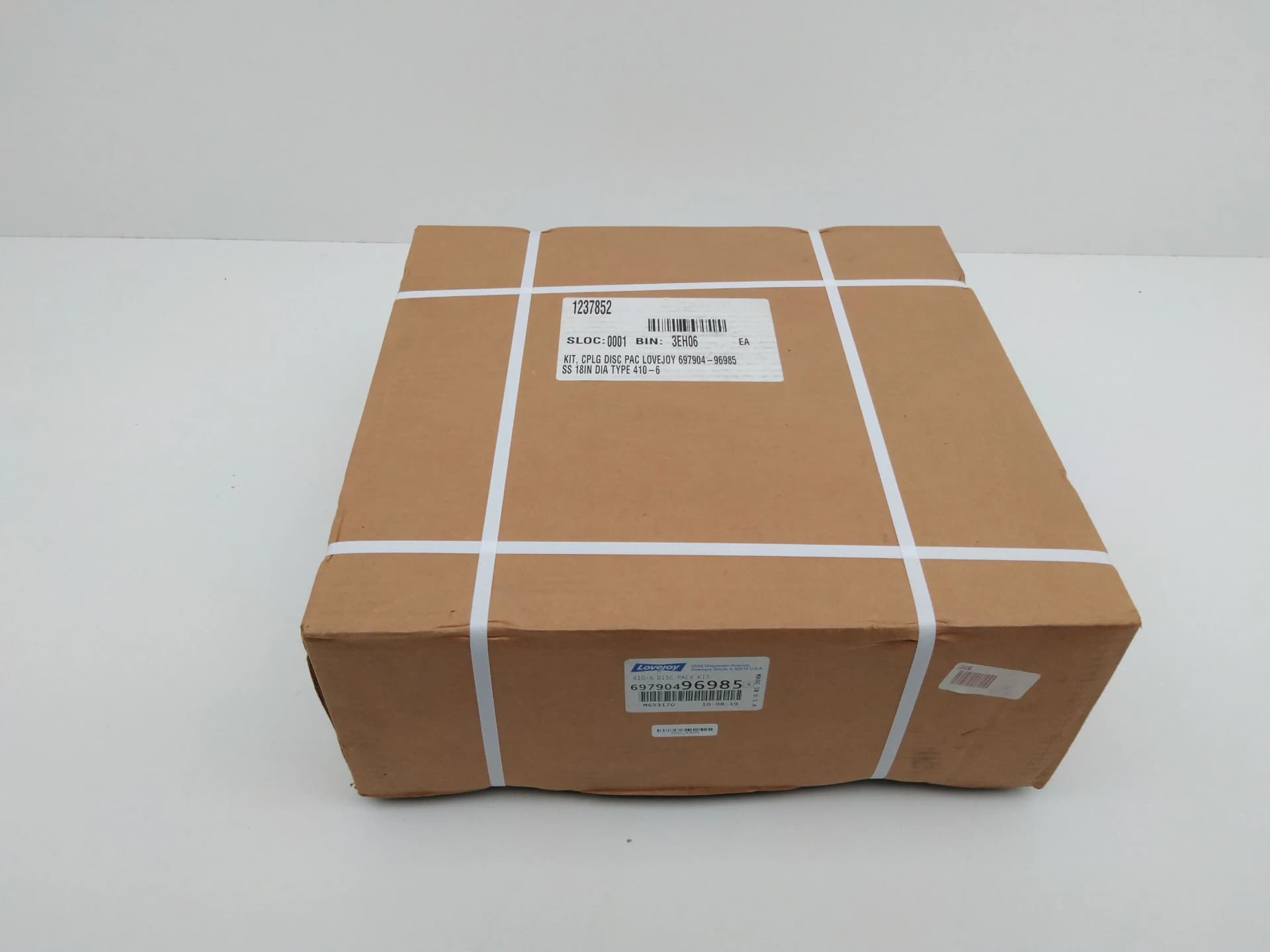 Lovejoy 69790496985 SS 18" Dia. Type 410-6 Disc Pack kit