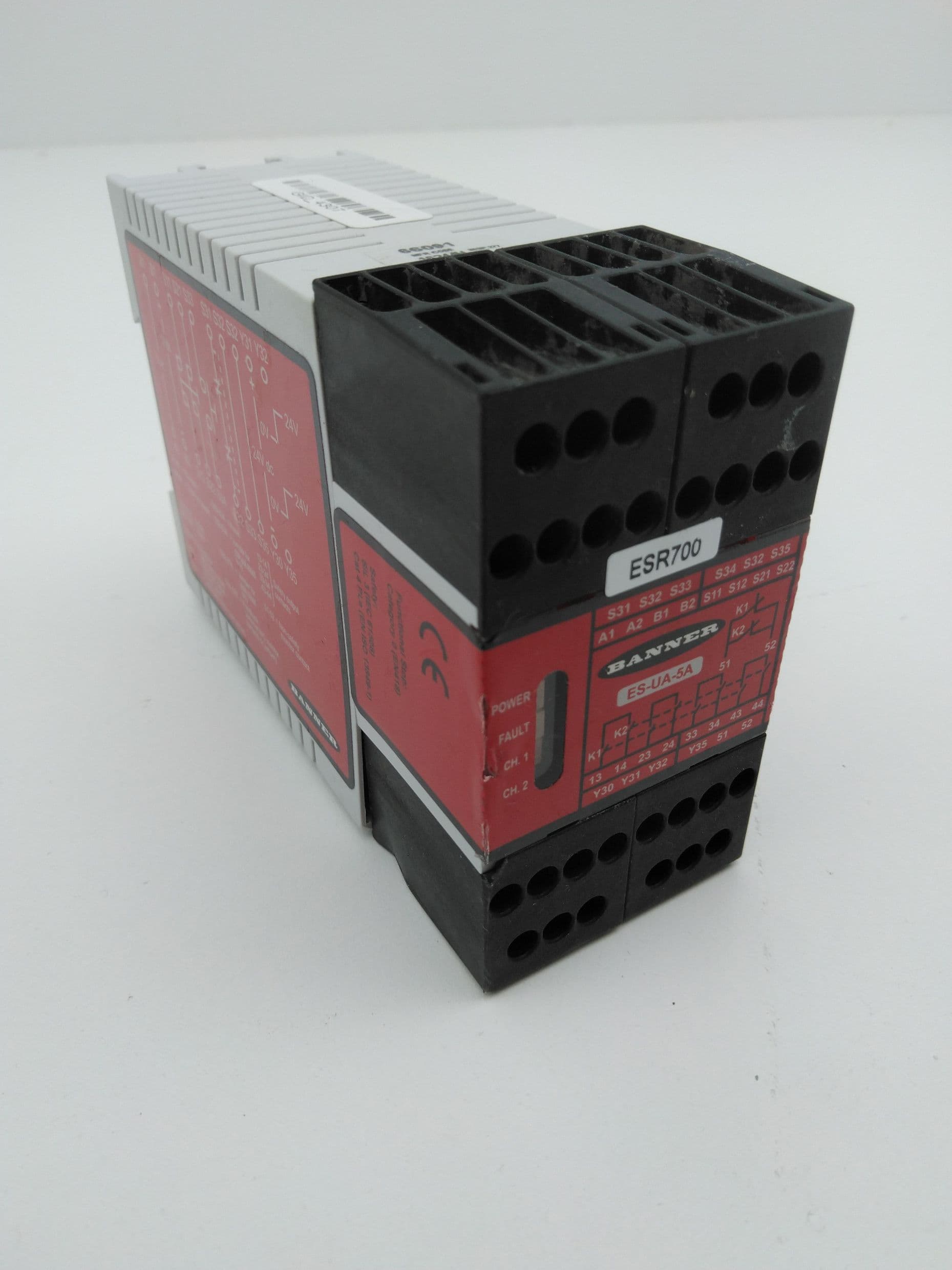 Banner ES-UA-5A Safety Relay E-Stop Module