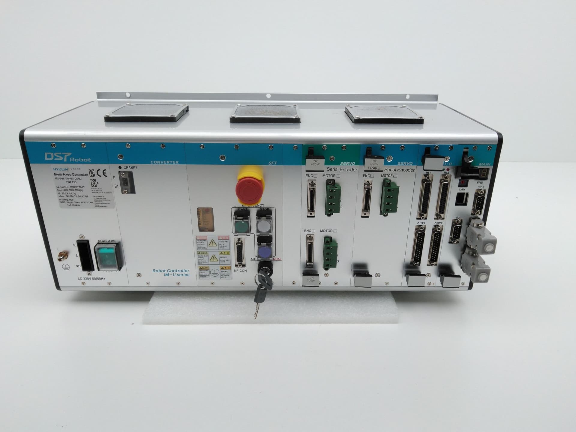 Hyulim Robot IM-U3-2000 DS7 Robot Multi Axes Controller 220VAC 16A