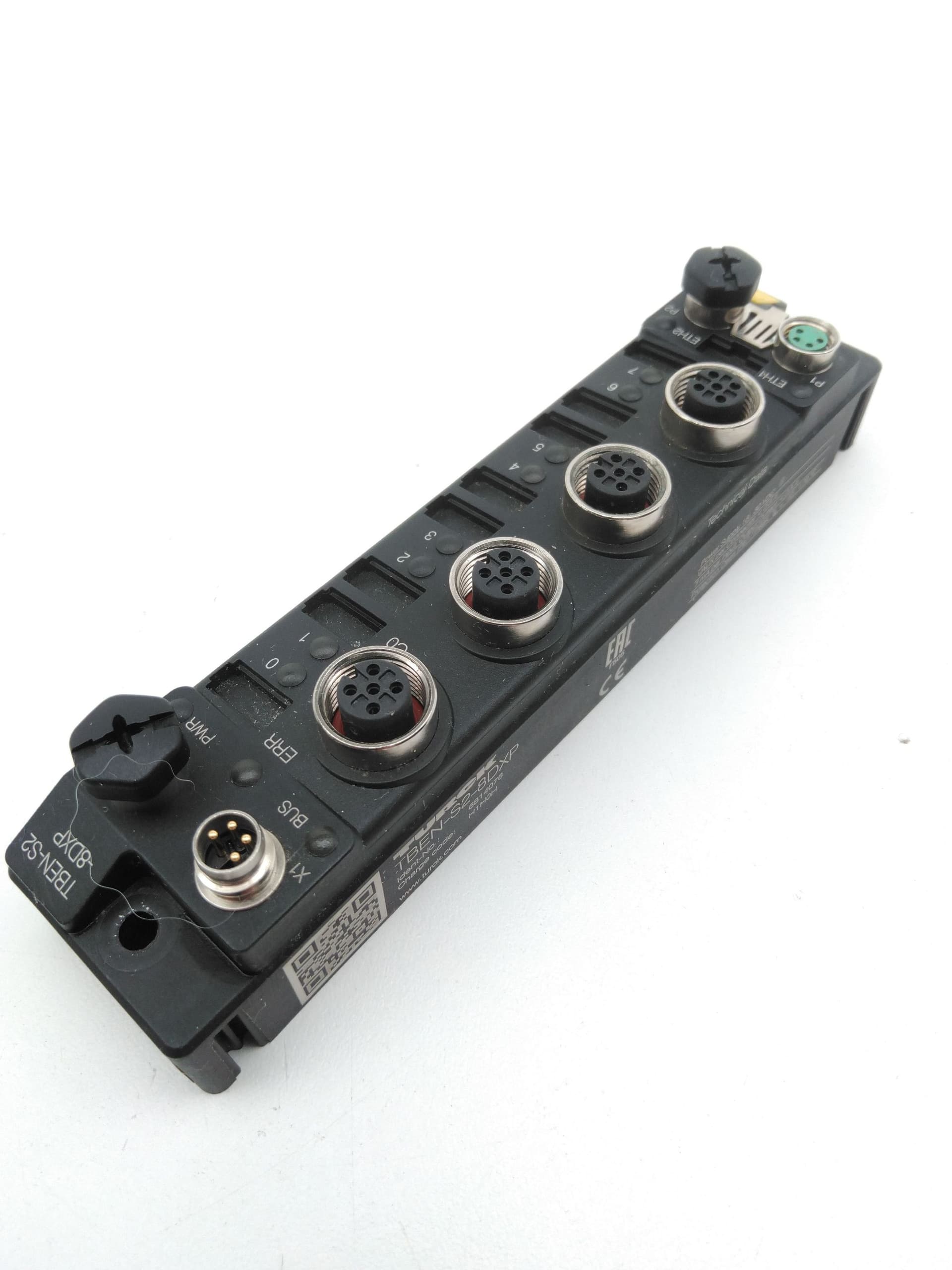TURCK TBEN-S2-8DXP Multiprotocol Remote I/O Module 8 Channel, 18-30VDC, 6814076
