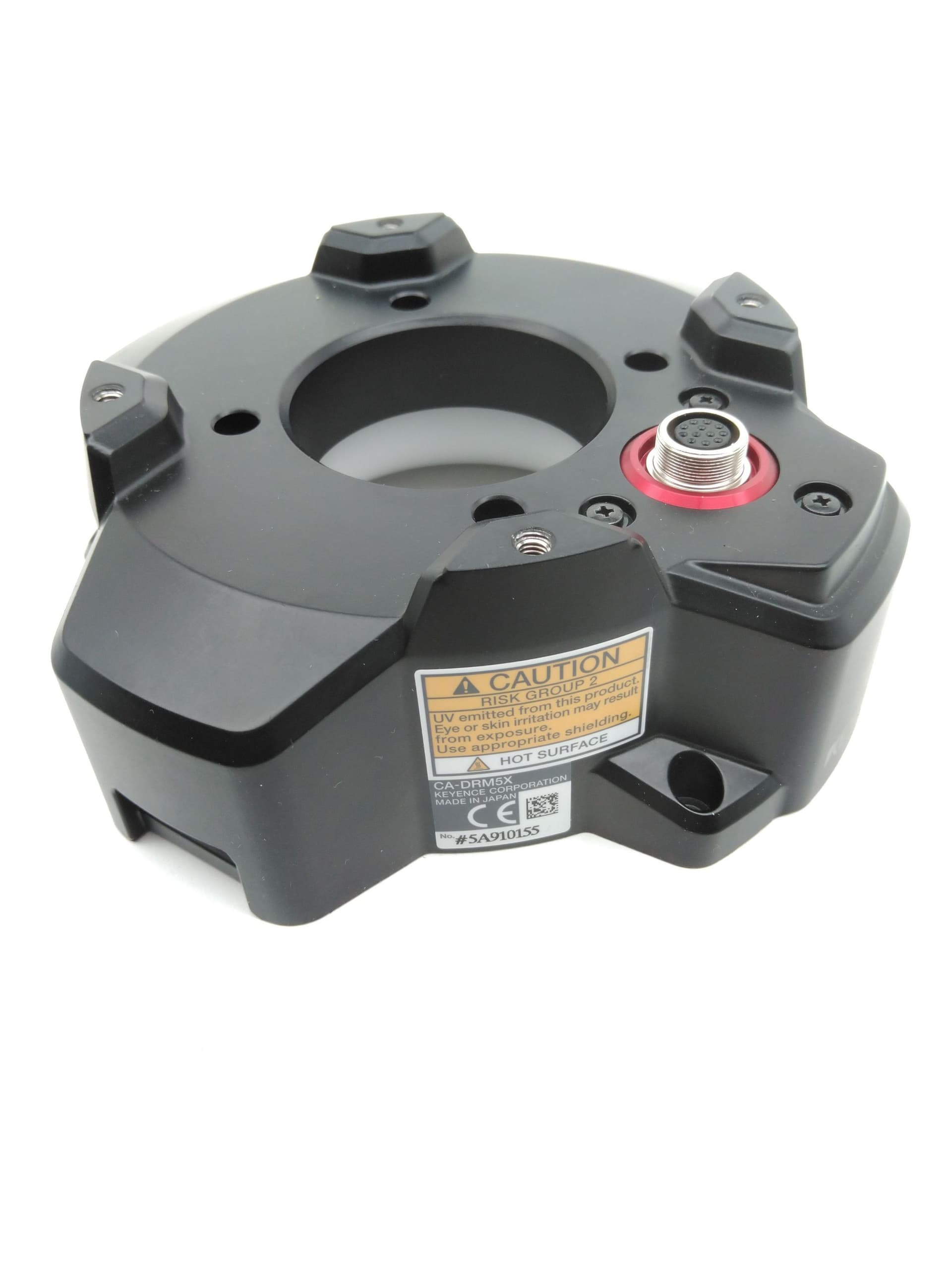 Keyence CA-DRM5X Multi-Spectral Lighting Ring (50mm), 12-Pole Connector