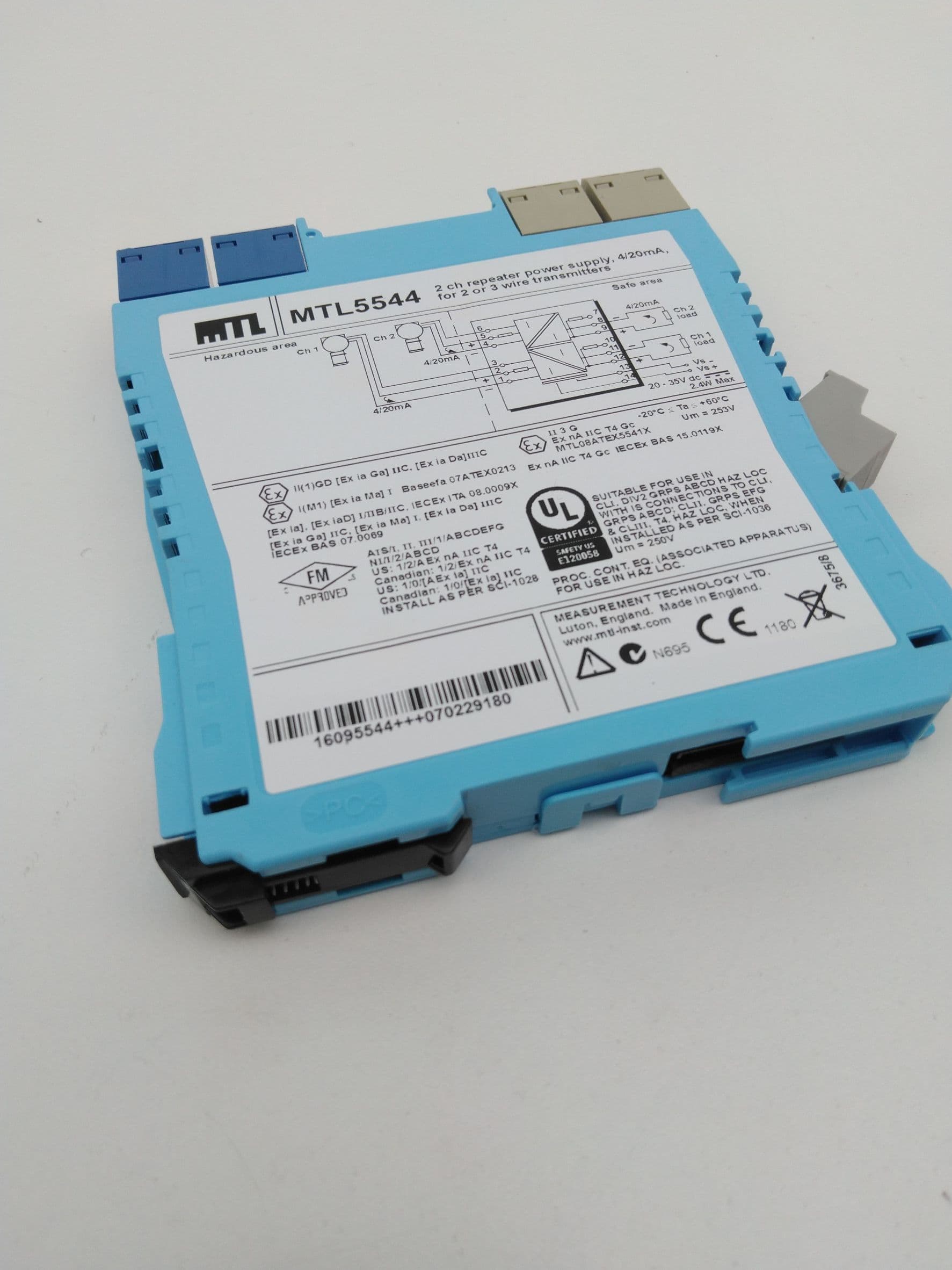 MTL 5544 2 CH Repeater Power Supply