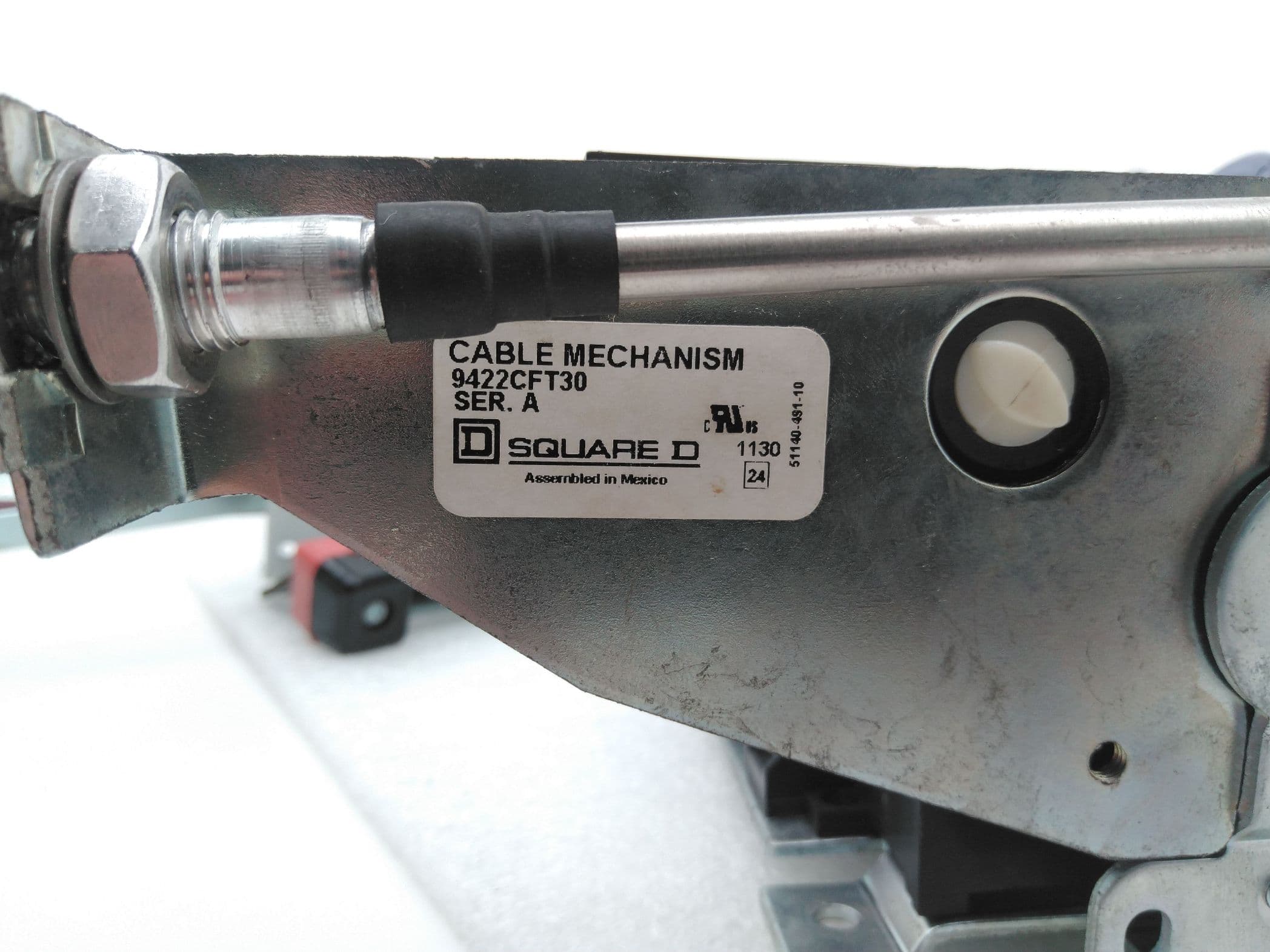 Square D 9422TCF33C Fusible Disconnect Switch w/ 9422CFT30 Operating Mechanism