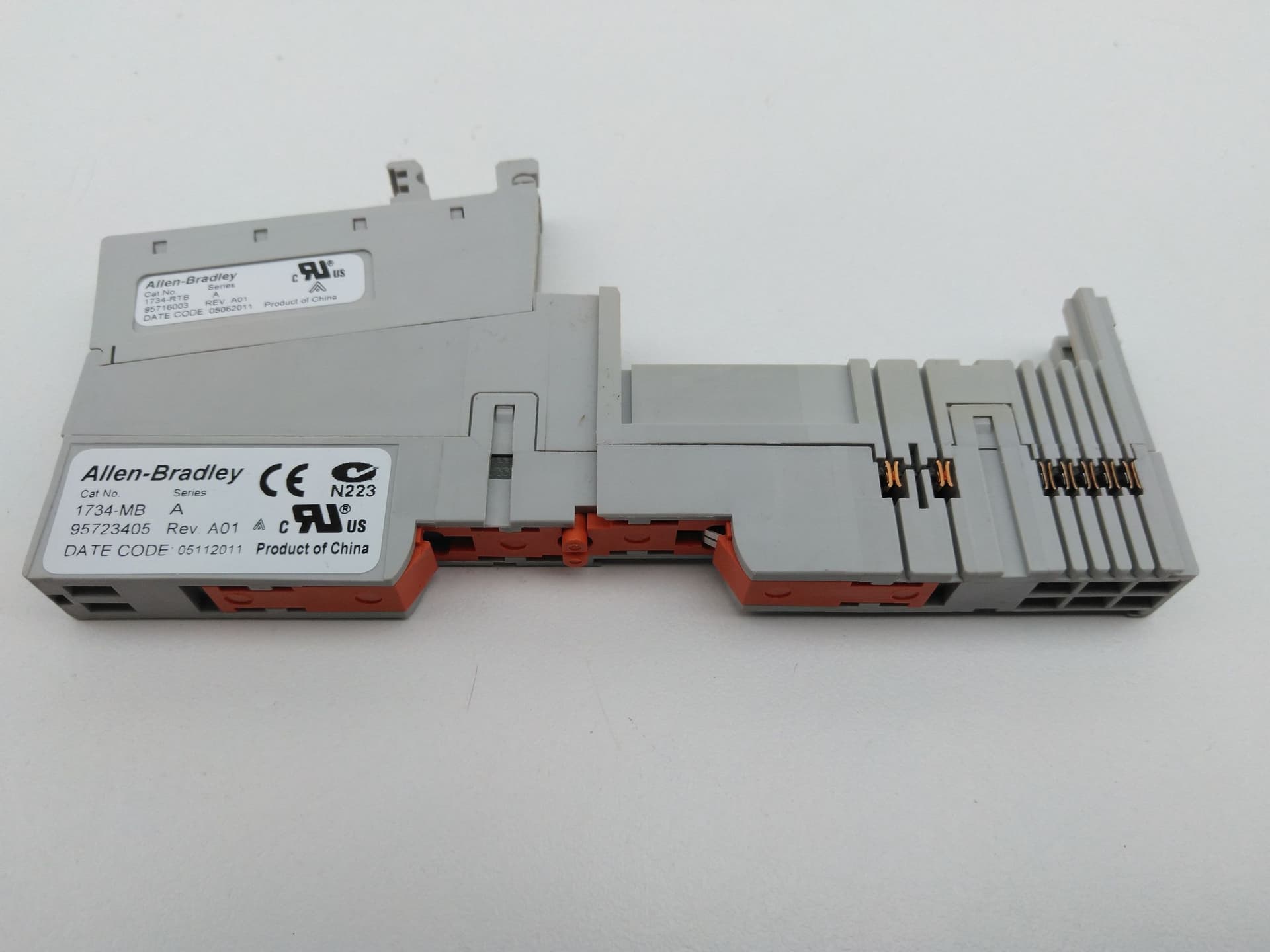 Allen-Bradley 1734-MB Point I/O Mounting Base w/ 1734-RTB Terminal Block Ser A
