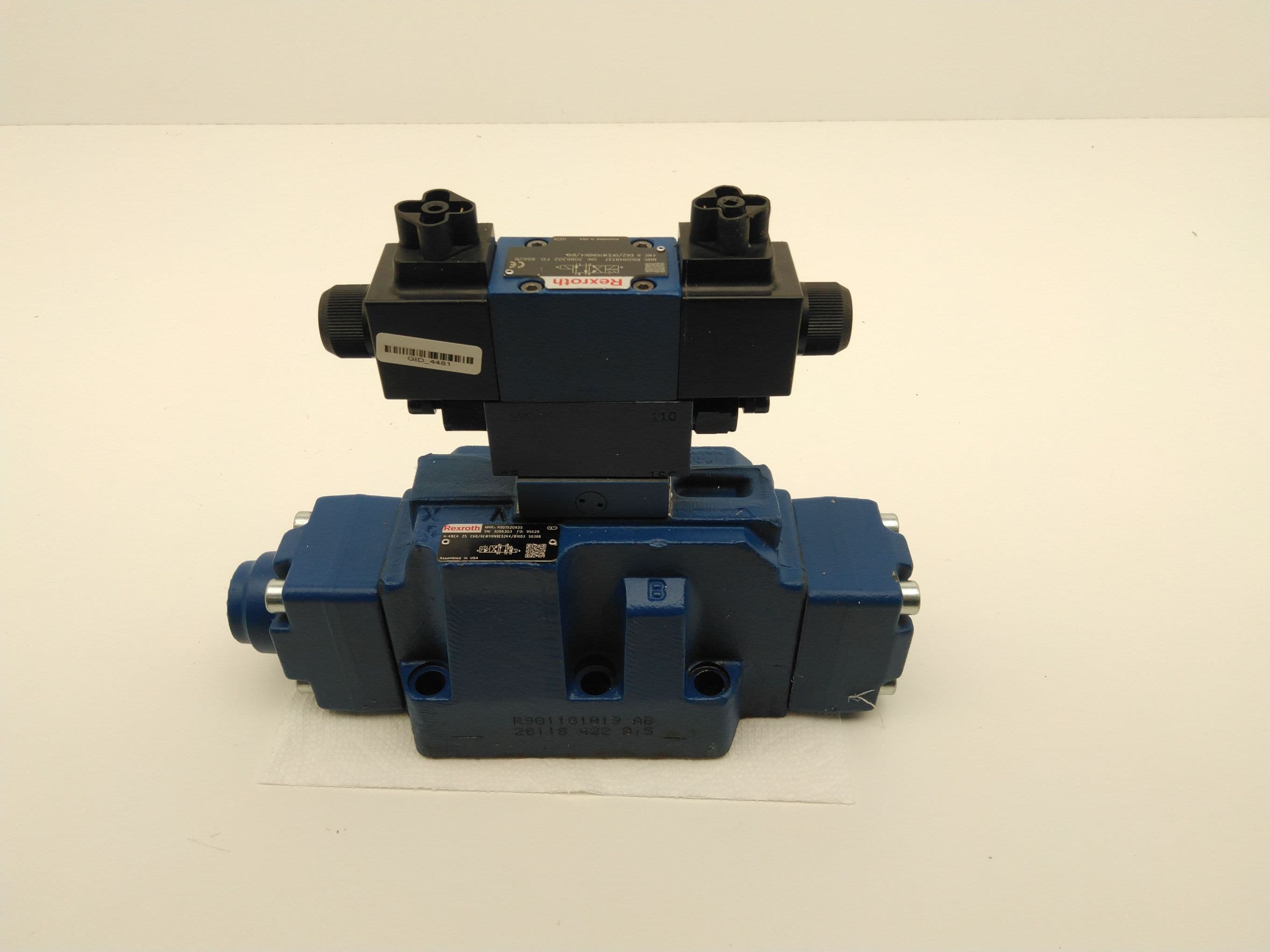 Bosch Rexroth H-4WEH 25C68 6EW110N9ES2K4 Directional Spool Valve Pilot Oper.