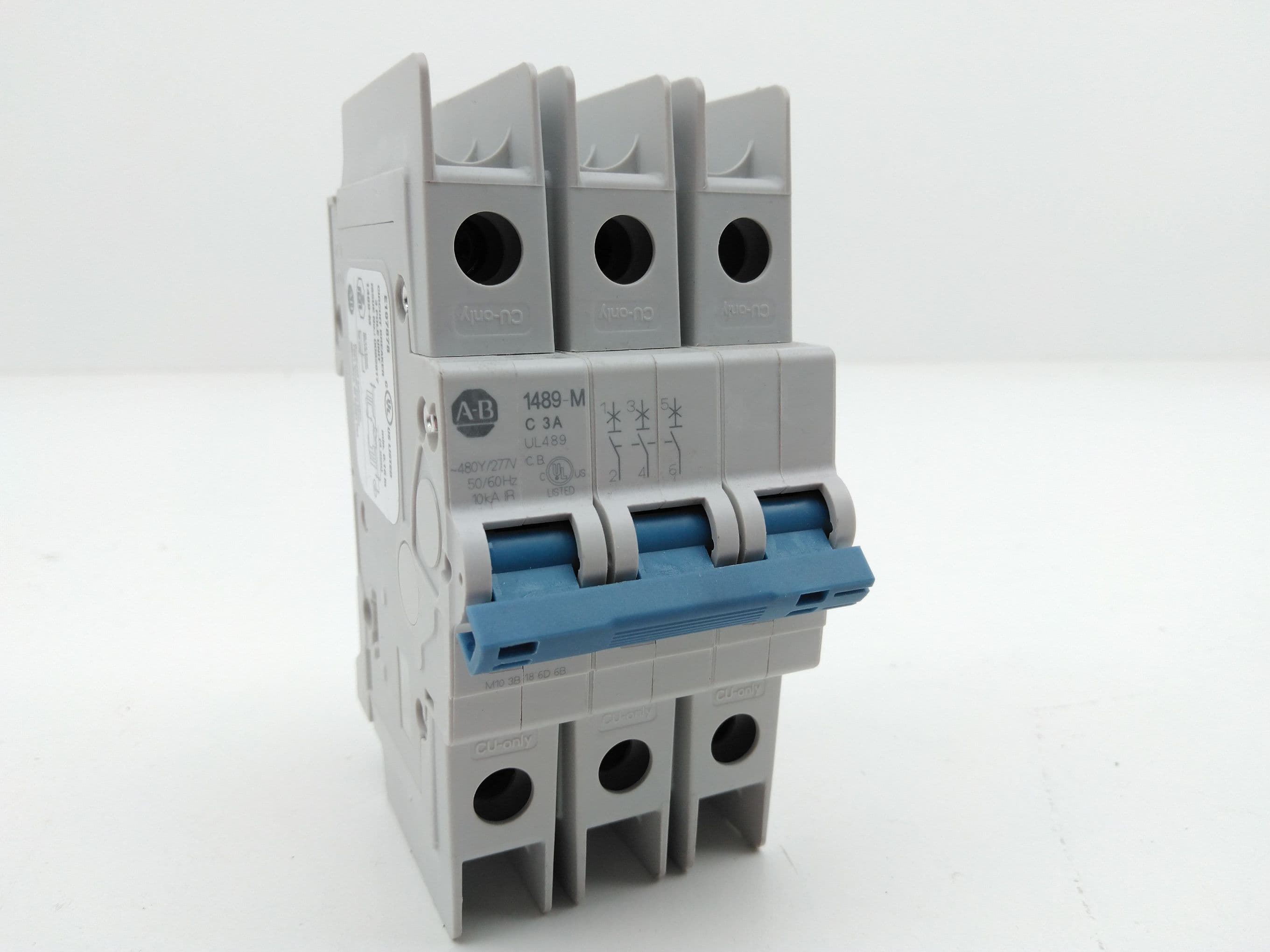 Allen-Bradley 1489-M3C030 Miniature Circuit Breaker, 3A, 480Y/277VAC, 3P