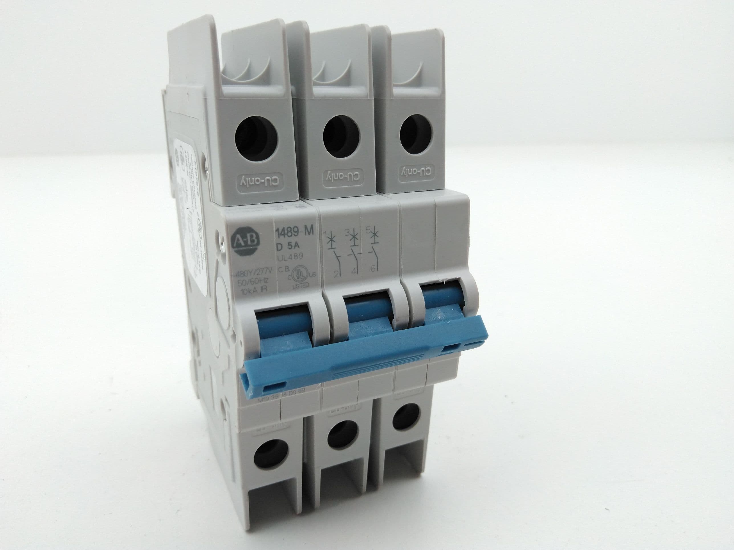 Allen-Bradley 1489-M3D050 Miniature Circuit Breaker, 5A, 480Y/277VAC, 3P
