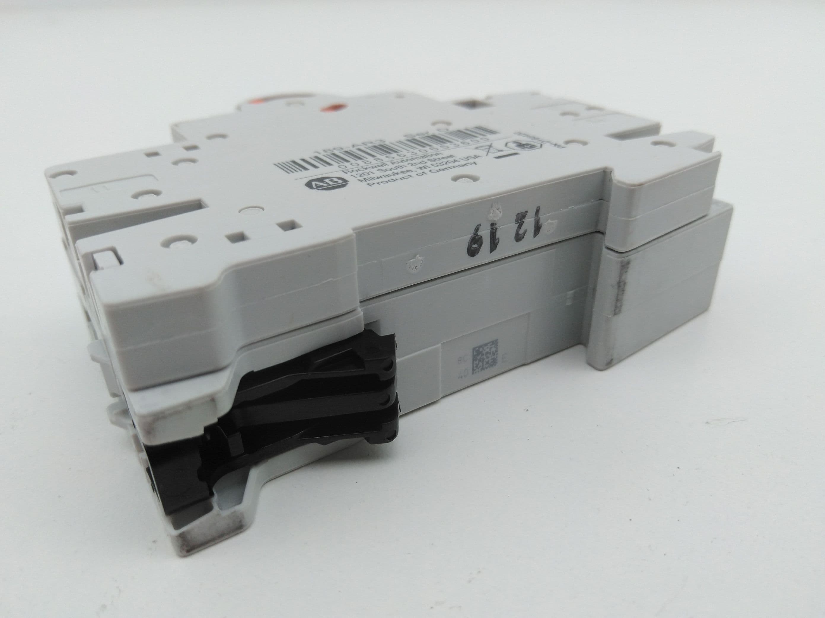 Allen-Bradley 1492-SPM1C400 Miniature Circuit Breaker 40A w/189-AR3 Aux Contact