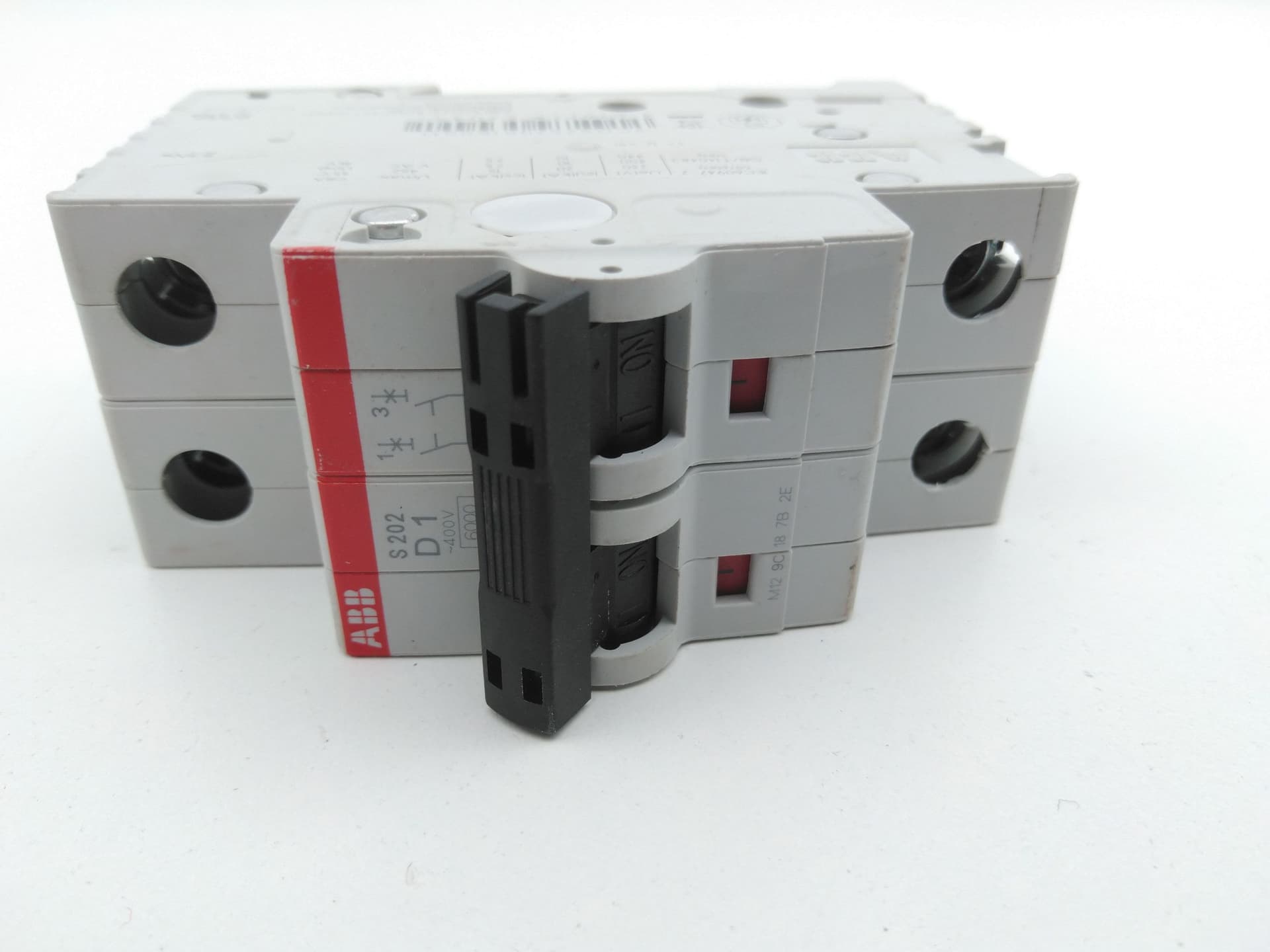 ABB S 202 D1 Circuit Breaker, 1A, 2P, 277/480VAC