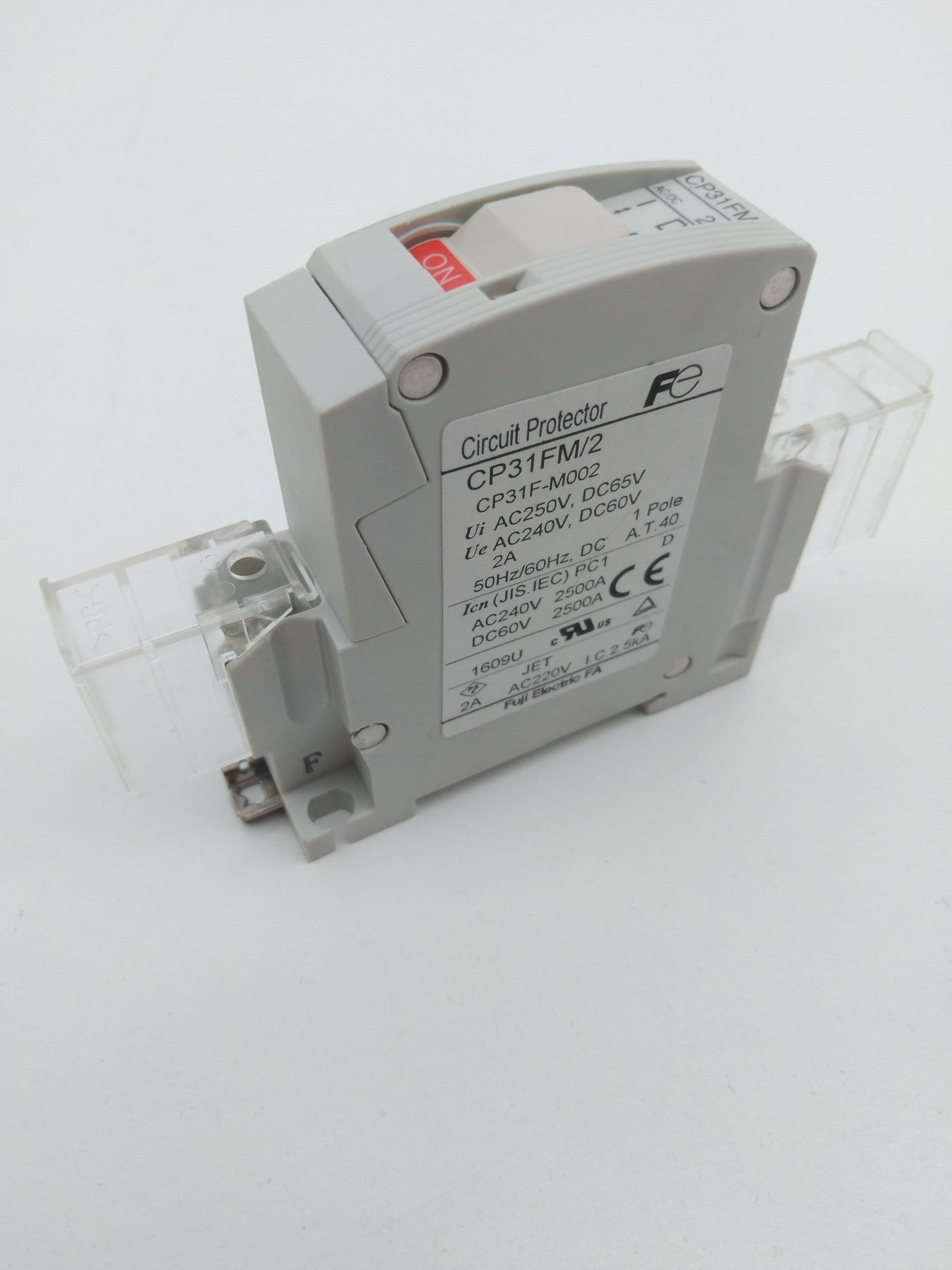 Fuji Electric CP31FM/2 Circuit Protector Breaker 2A, 1P, 240VAC, 60VDC