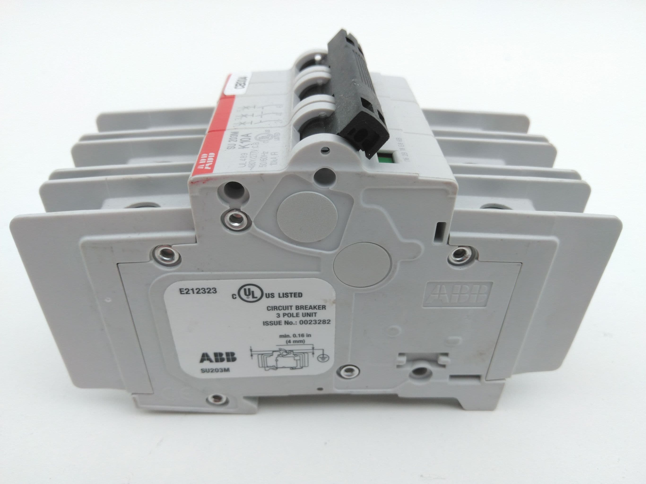 ABB SU 203M K10A Circuit Breaker, 10A, 3P, 277/480VAC