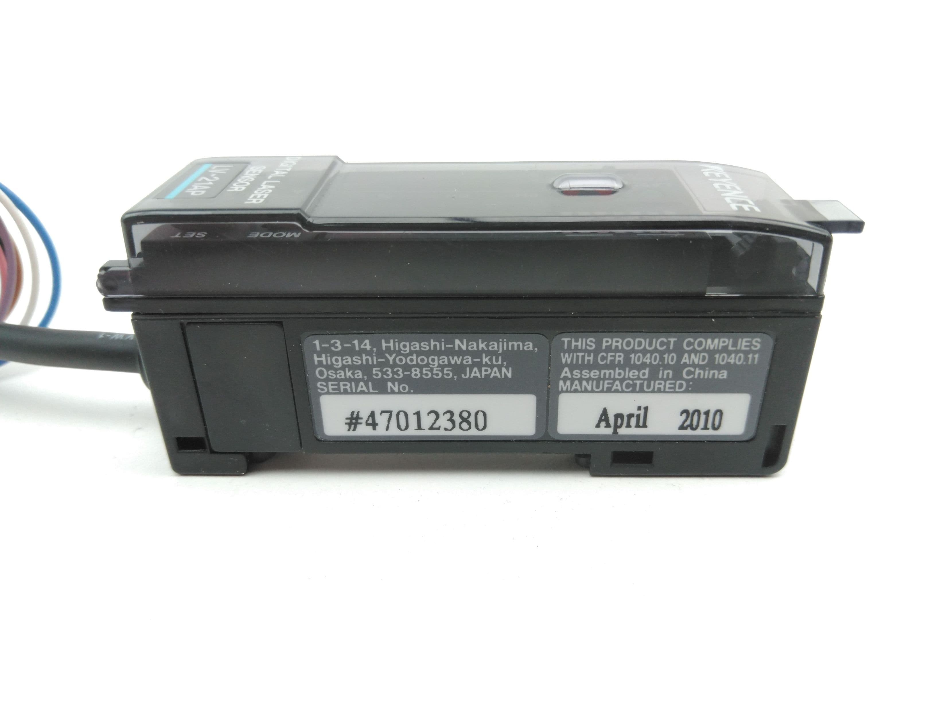 Keyence LV-21AP Digital Laser Sensor Amplifier Unit, PNP