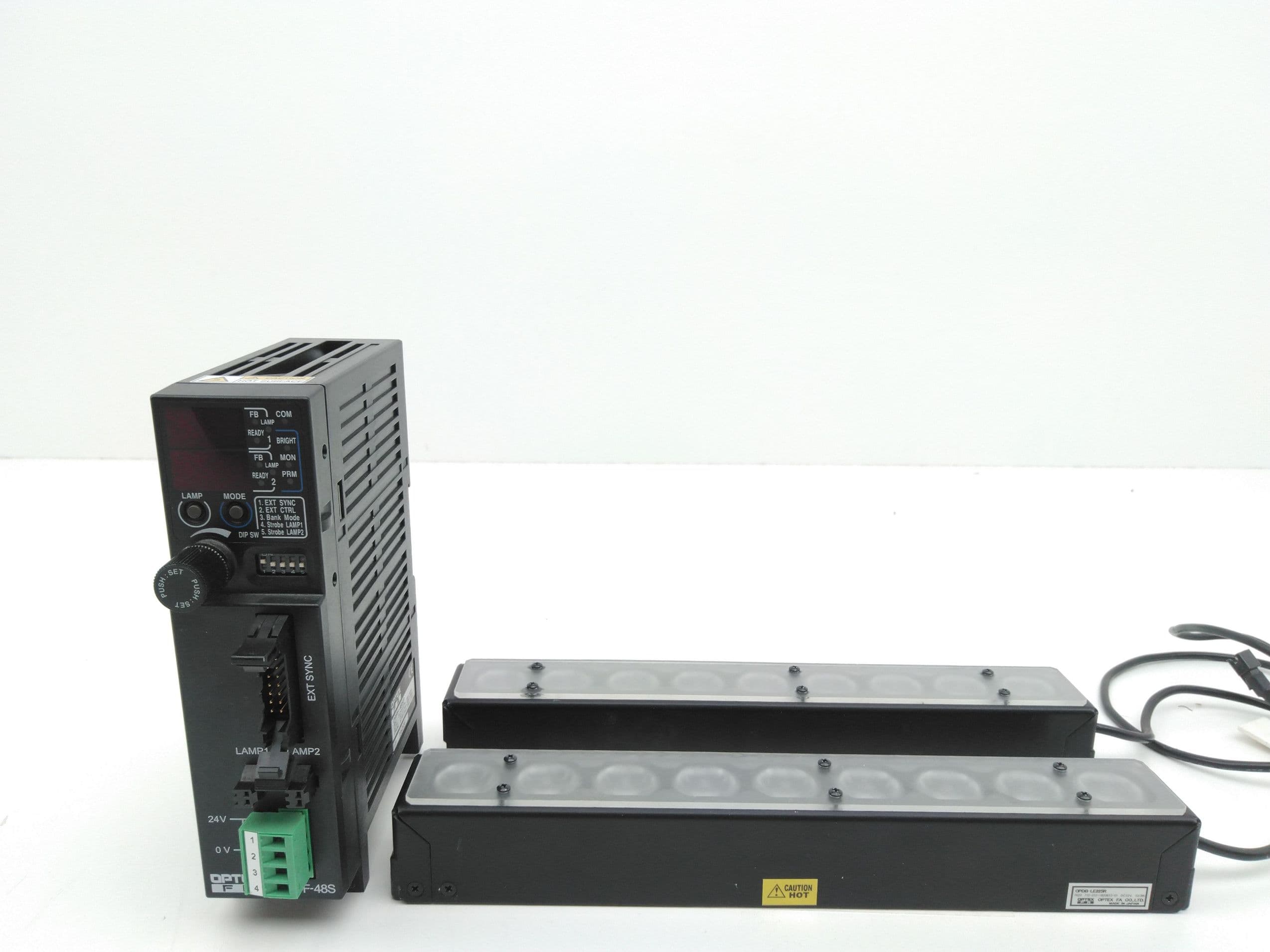 Optex OPDB-LE225R Red Inspection LED Bar Light Set w/ OPPF-48SP Controller