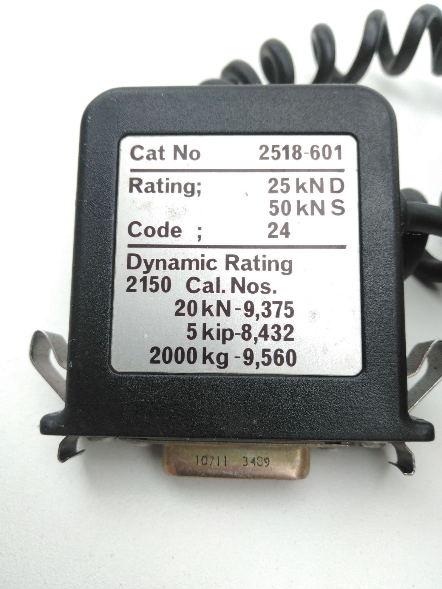 Instron 2518-601 Dynamic Load Cell 25kN, 5620 lb Capacity