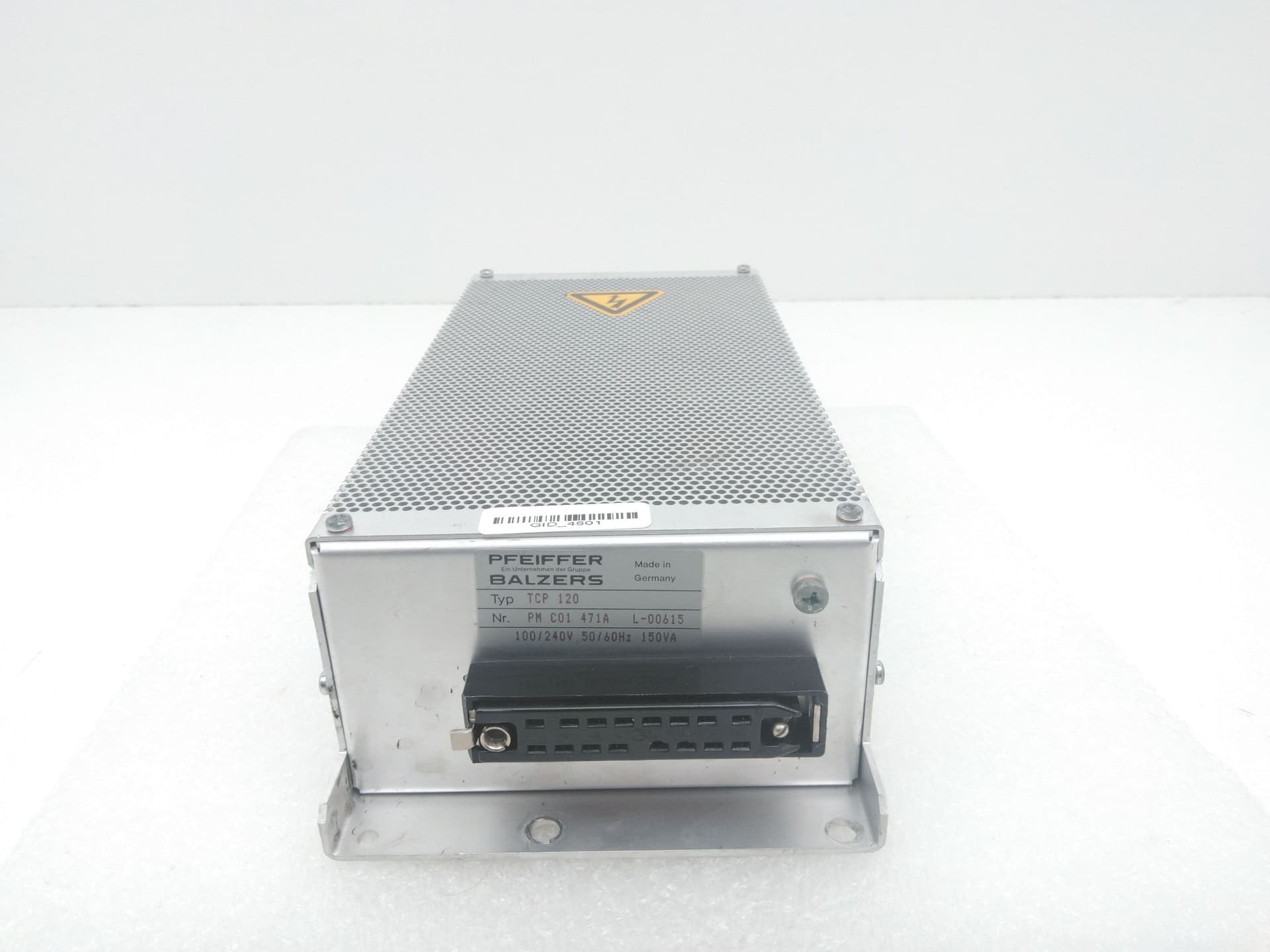 Balzers TCP 120 Turbo Pump Power Supply