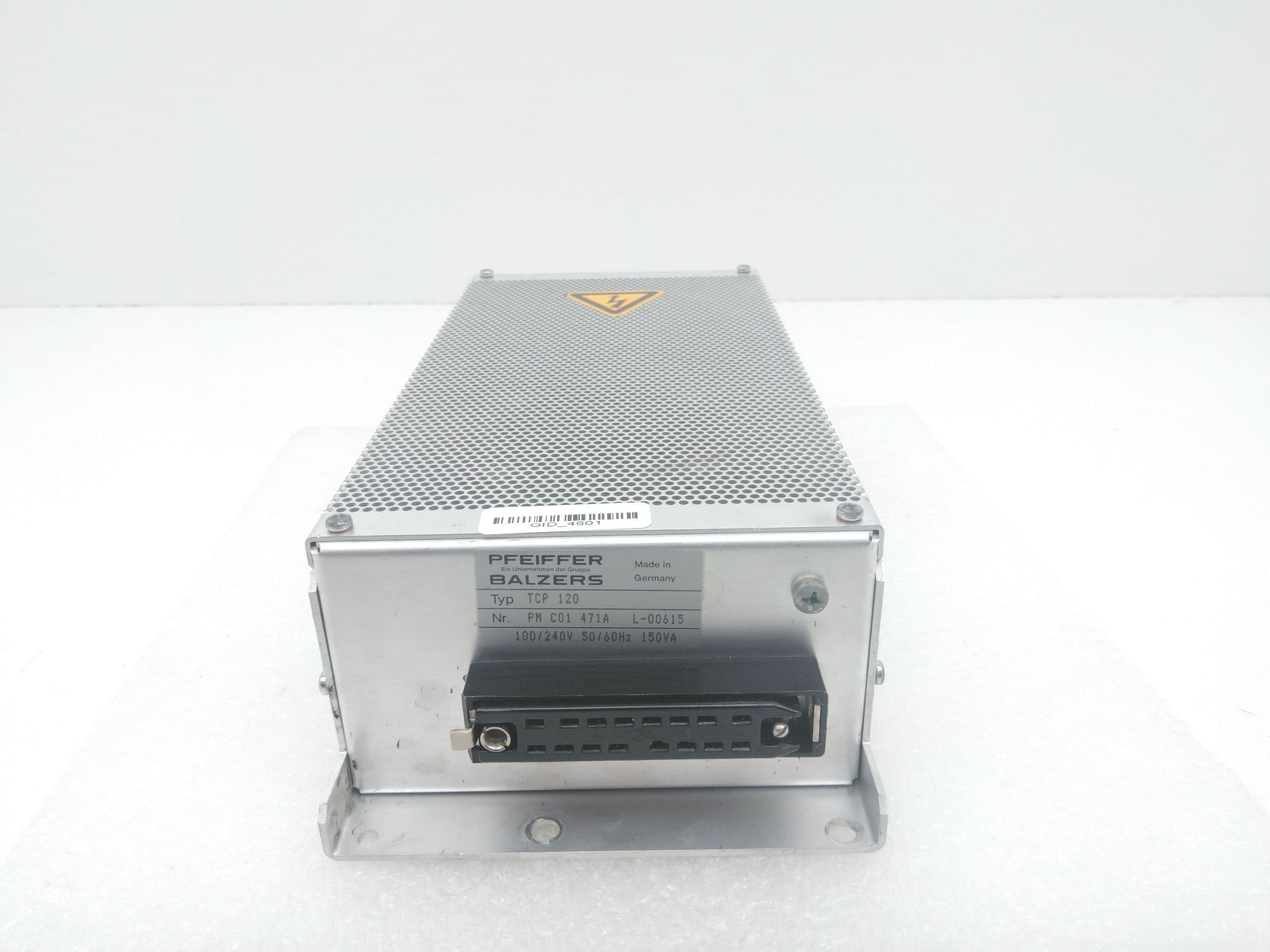 Balzers TCP 120 Turbo Pump Power Supply