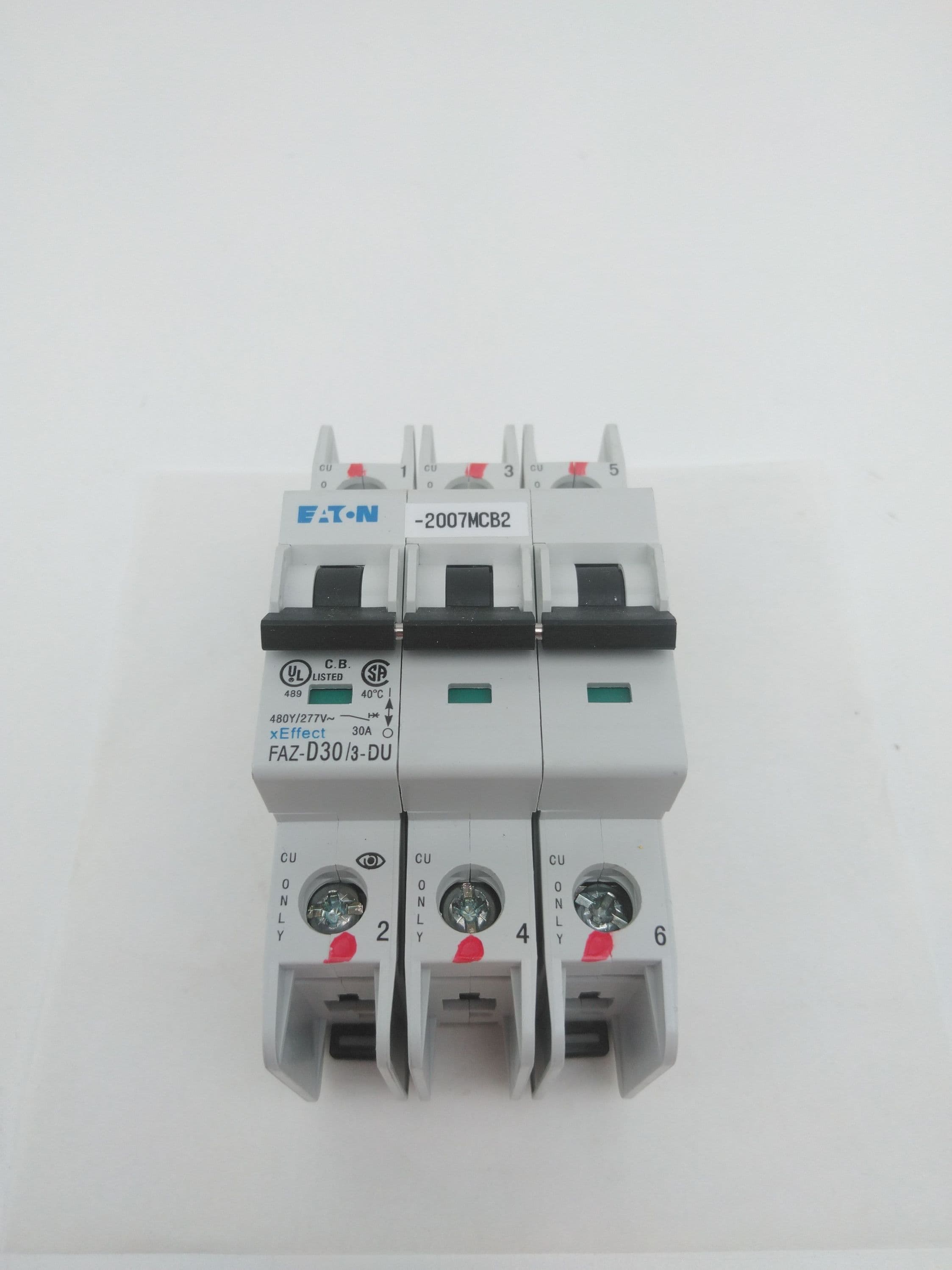 Eaton FAZ-D30/3-DU Circuit Breaker, 30A, 3 Pole