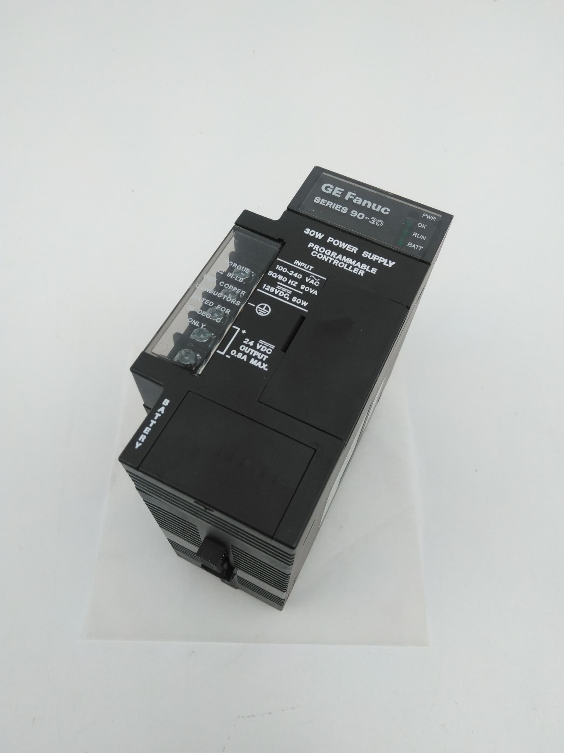 GE Fanuc IC693PWR321P Series 90-30 Programmable Power Supply 120/240VAC 30W
