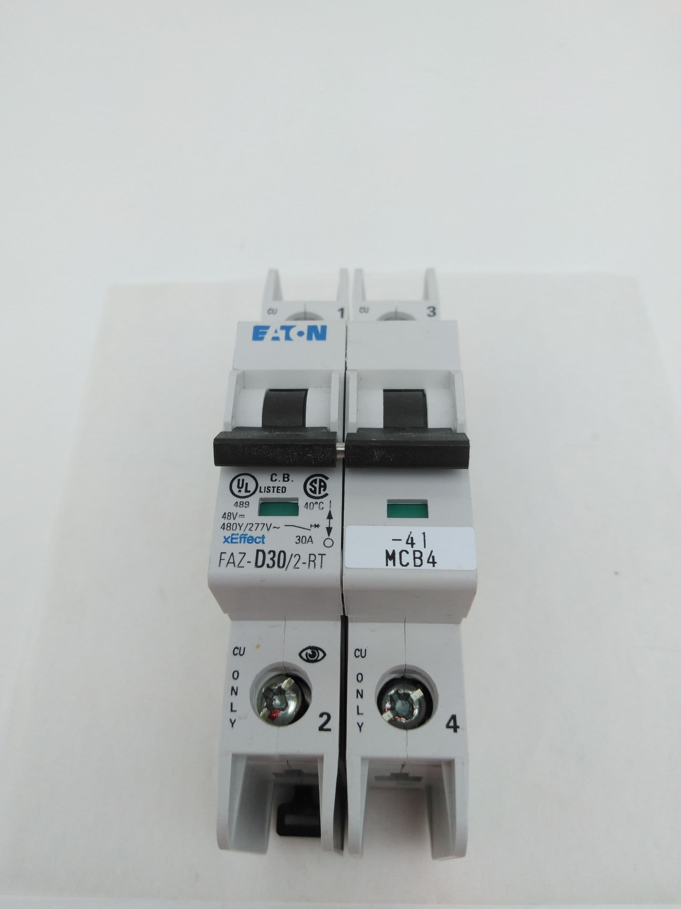 Eaton FAZ-D30/2-RT Circuit Breaker, 30A, 2 Pole