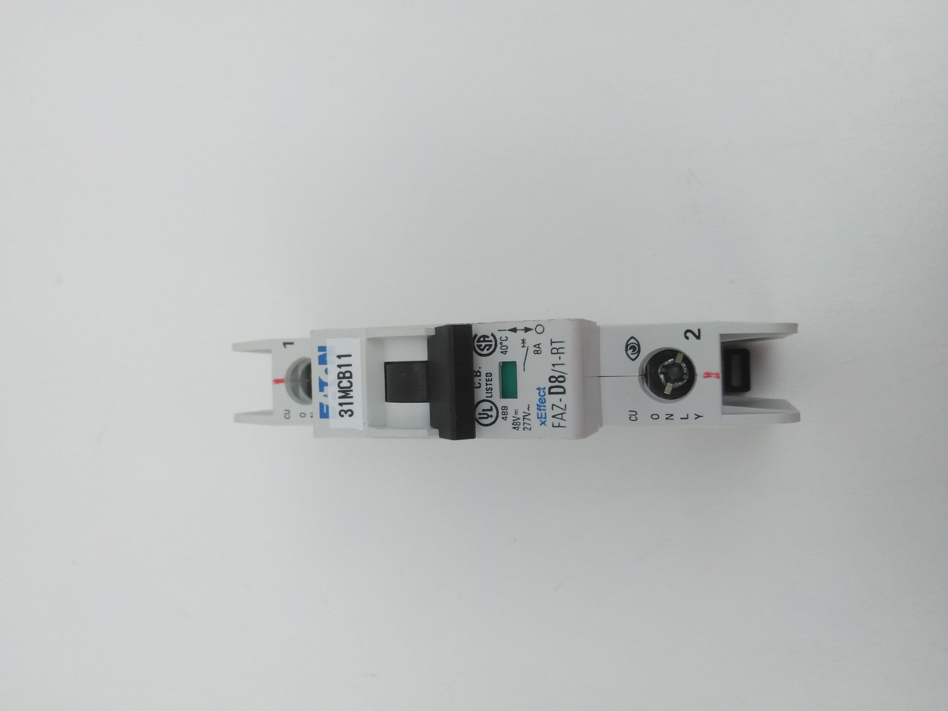 Eaton FAZ-D8/1-RT Circuit Breaker, 1 Pole, 8 Amp