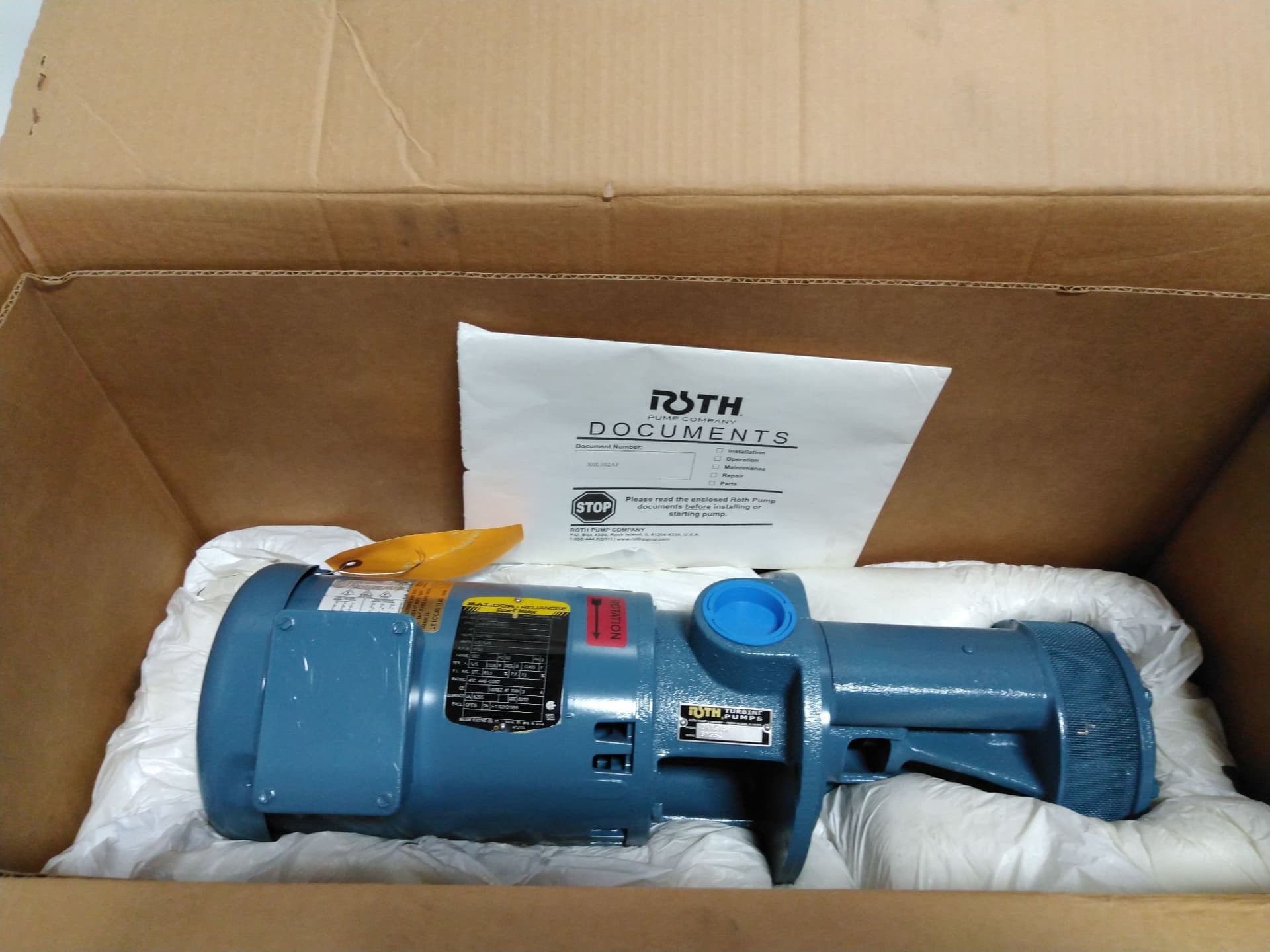 Roth Pump Company DV151BF Condensate Return Pump, 1 HP,1 1/2" NPT Discharge