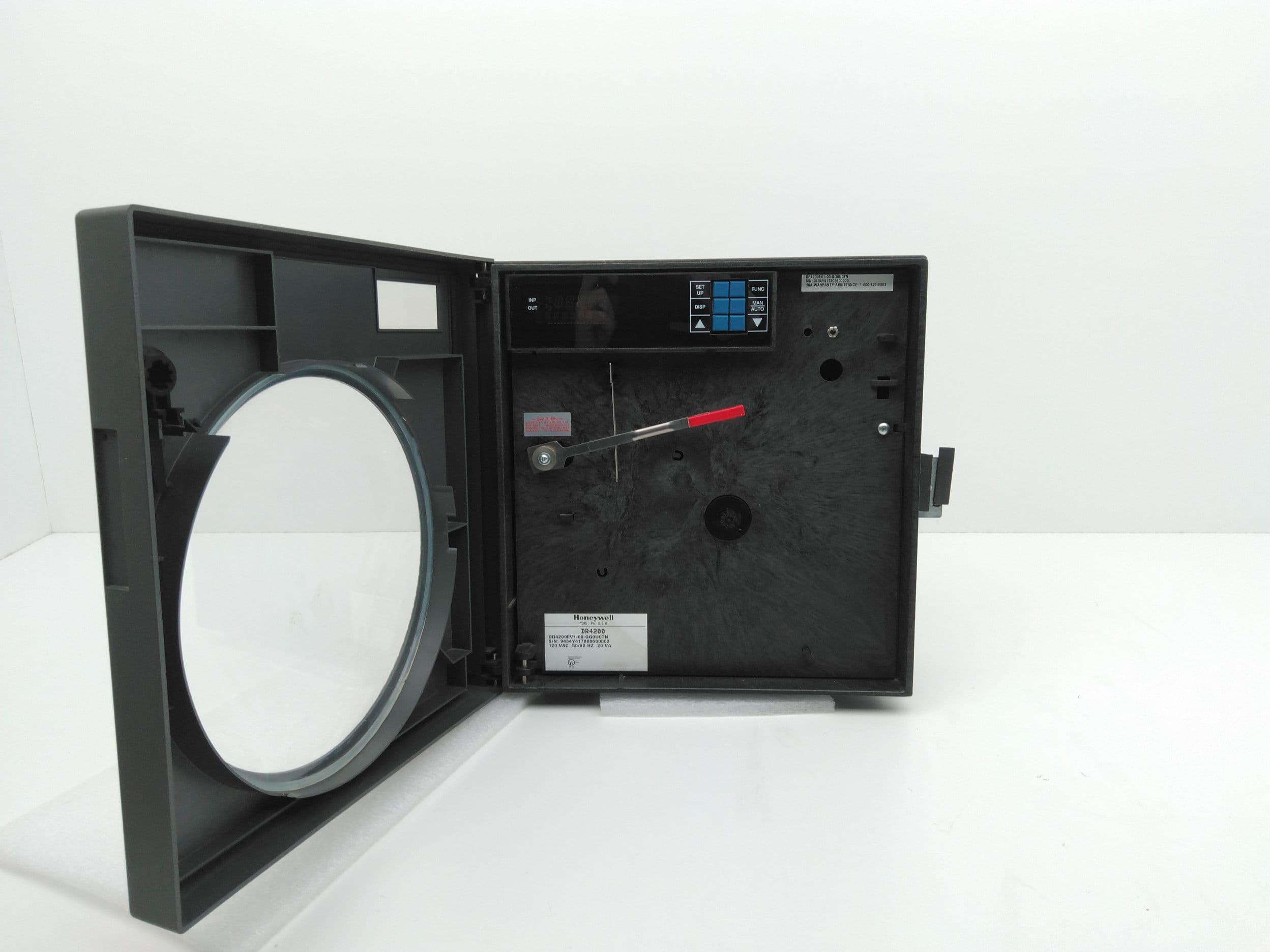 Honeywell DR4200EV1-00-GG0U0TN Circular Chart Recorder, 120VAC, 50/60Hz, 20VA