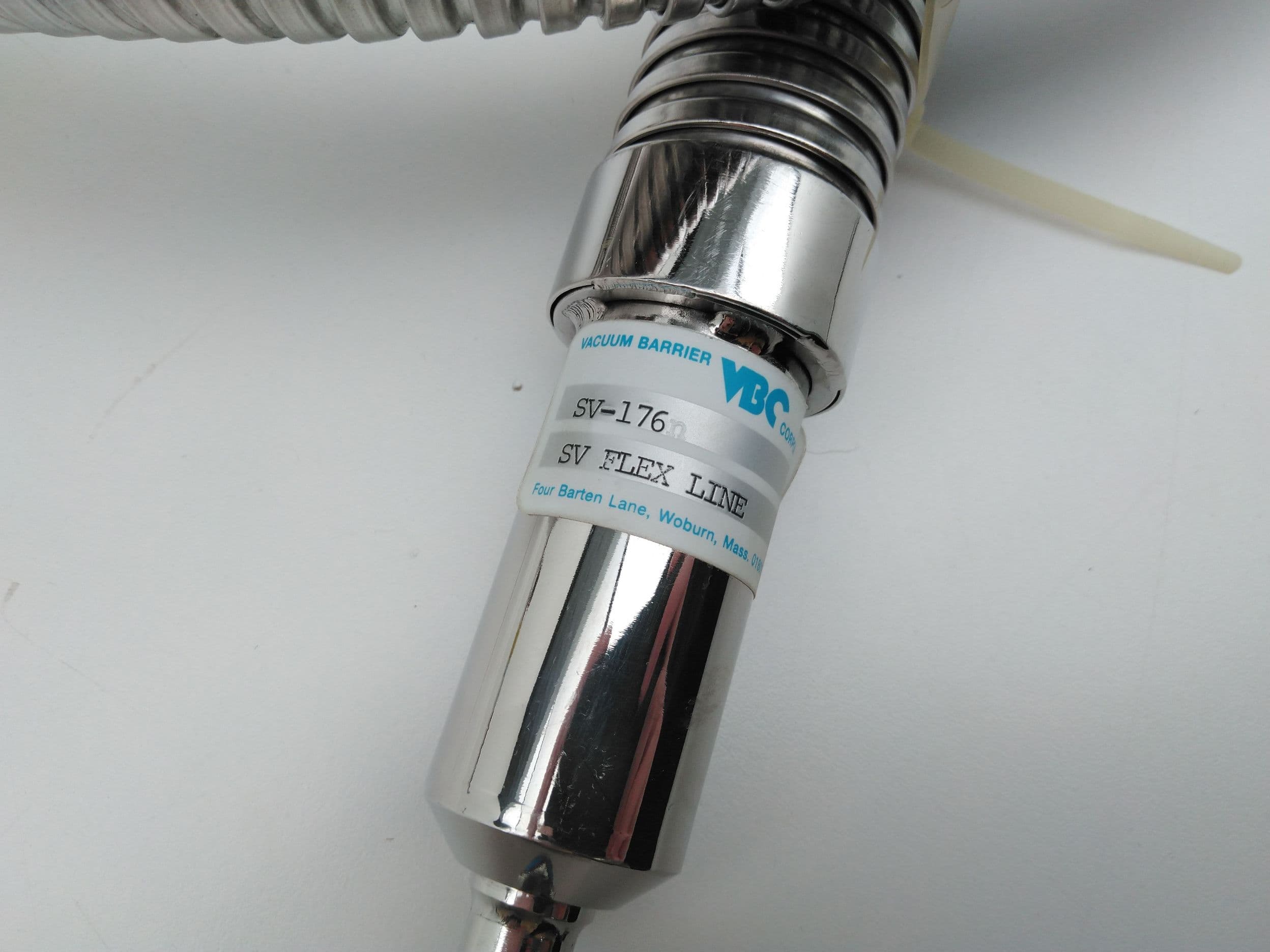 Vacuum Barrier Corp. SV-176 Liquid Nitrogen Transfer Hose, 10', 3/8" NPT