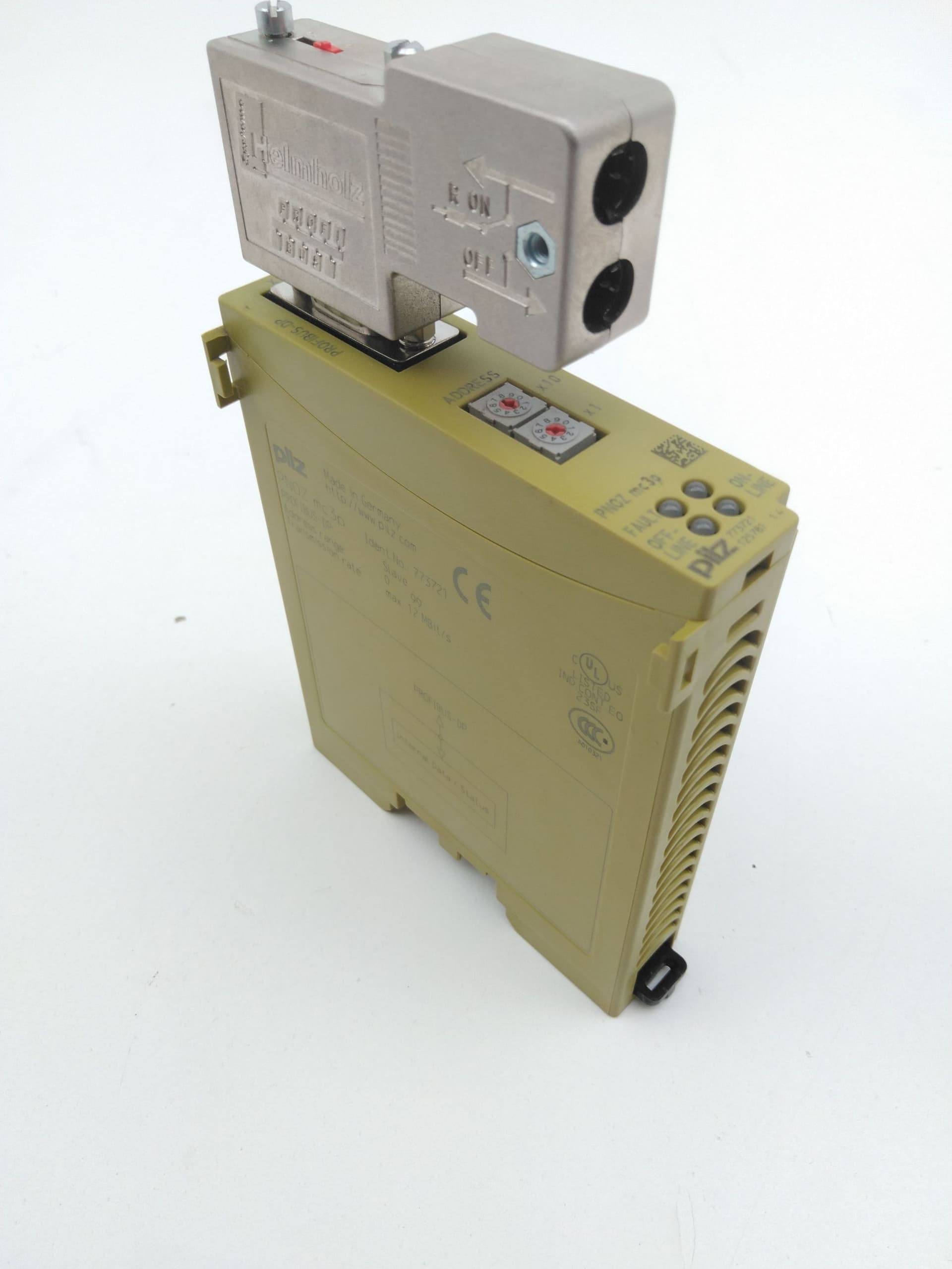 Pilz PNOZ mc3p, 773721 PROFIBUS 2 Communication Module, Profibus-DP Fieldbus
