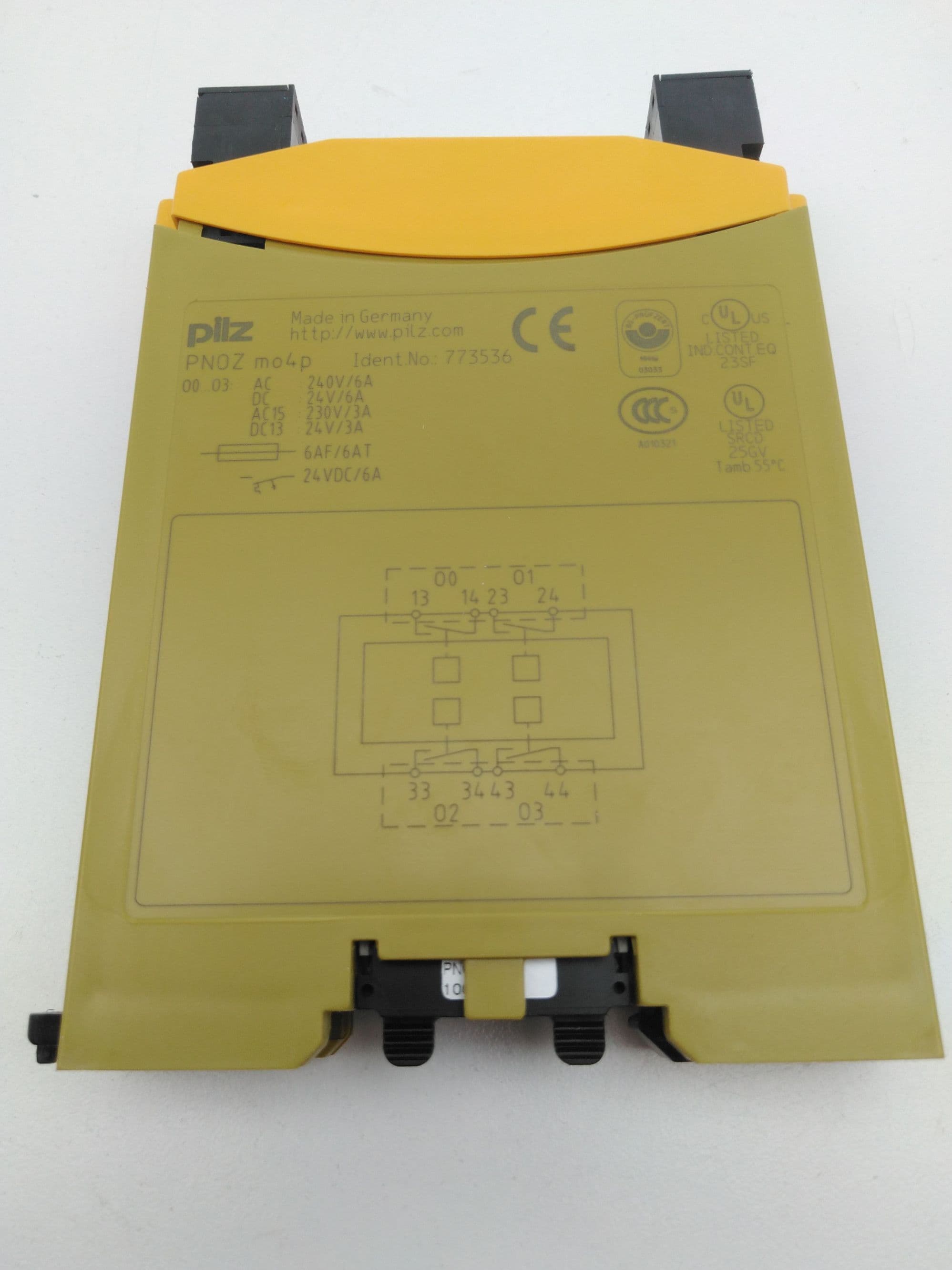 Pilz PNOZ mo4p, 773536 Expansion Output Module, 4 Outputs, 24VDC, 6A