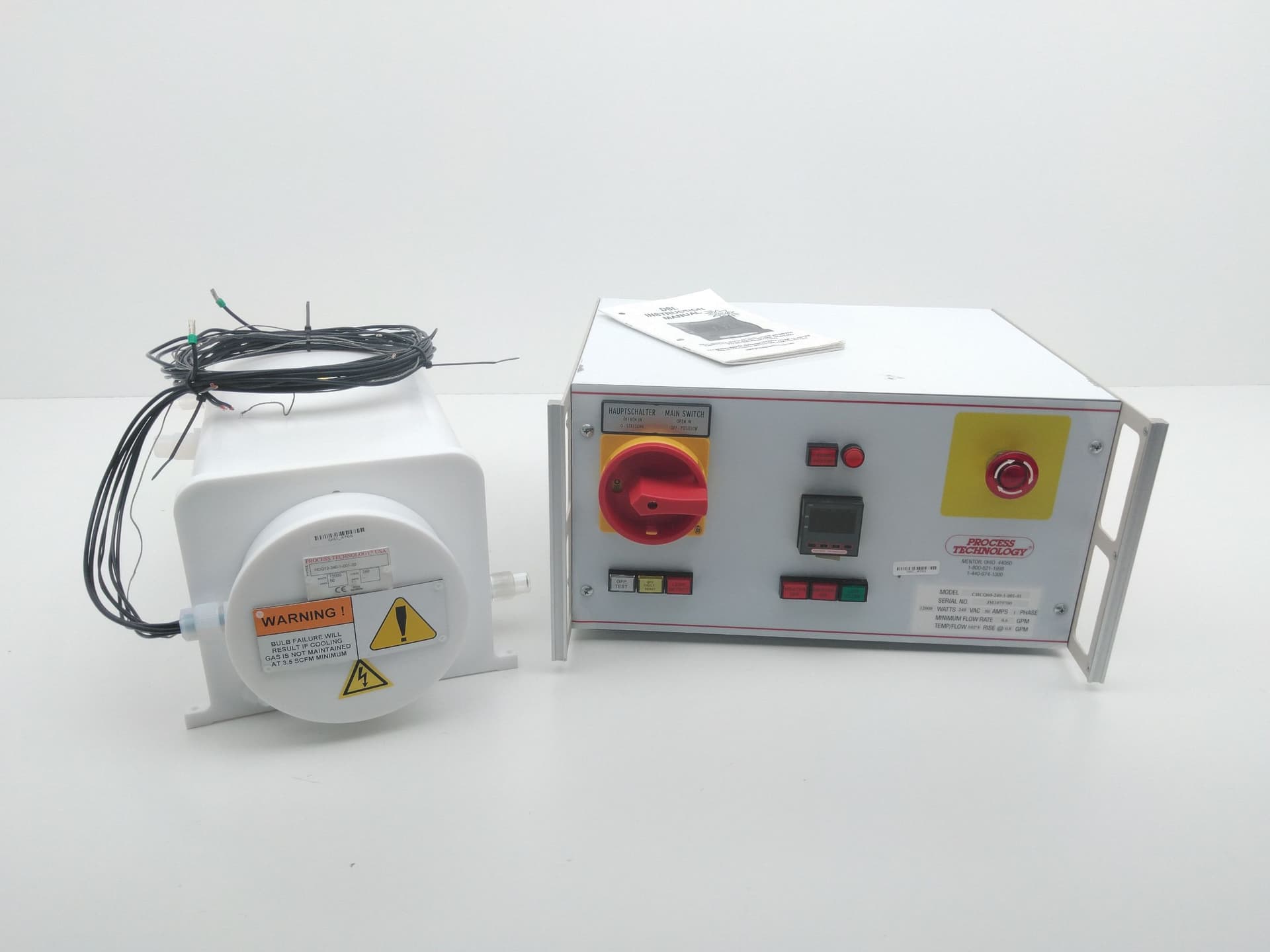 Process Technology HCQ12 Liquid heater, Ultra-Pure Quartz, up to 100L/M, 12kW