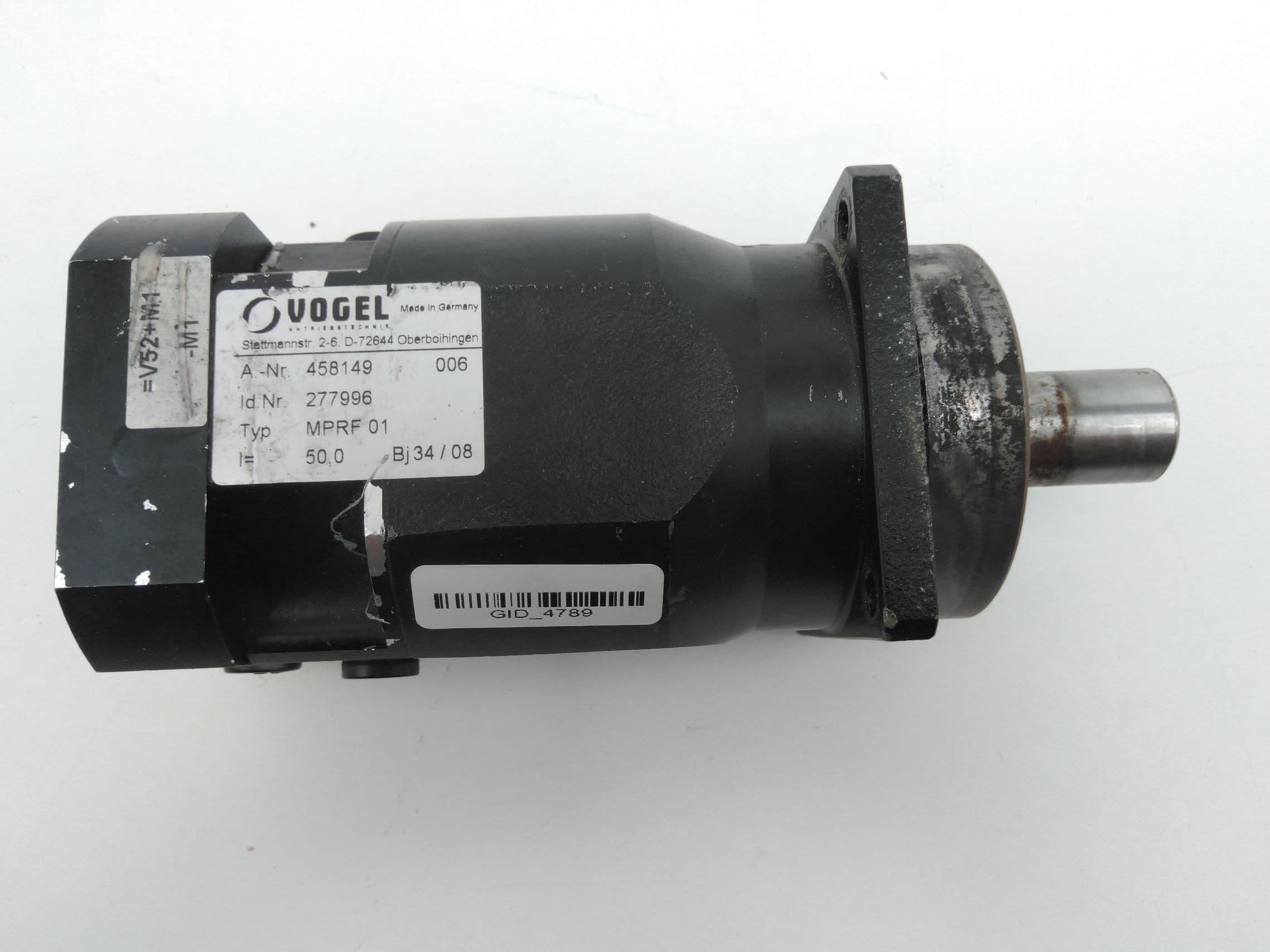 Vogel MPRF 01 Low Backlash Planetary Gearboxes, I=50