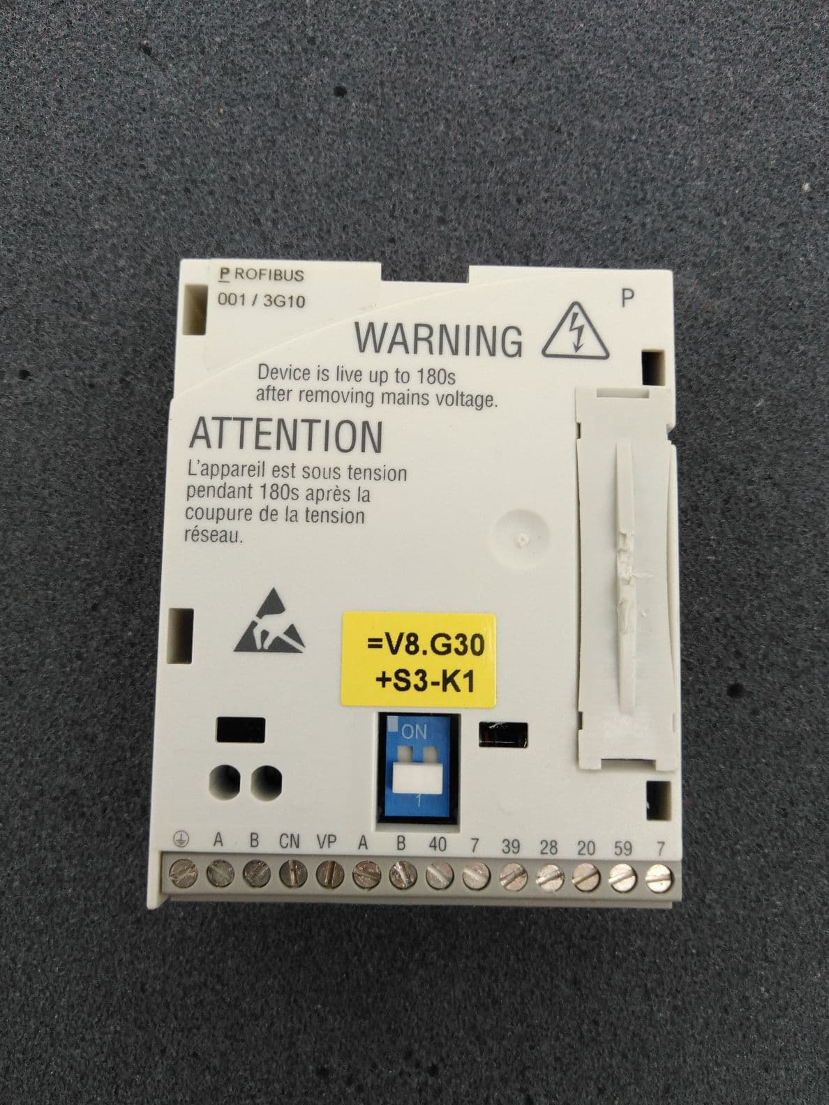 Lenze E82ZAFPC001 Profibus Communication Module