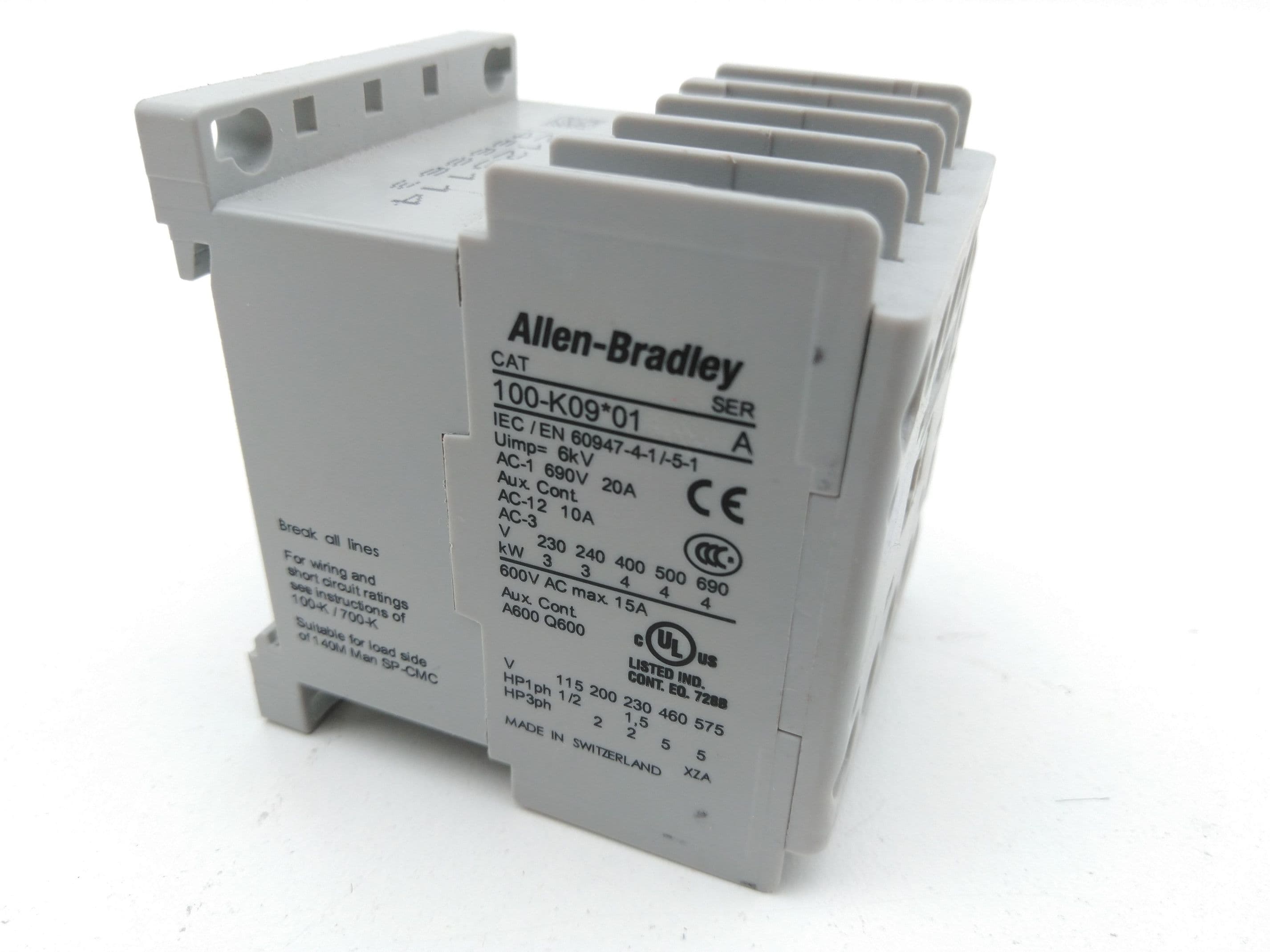 Allen-Bradley 100-K09*01 Contactor, Ser A