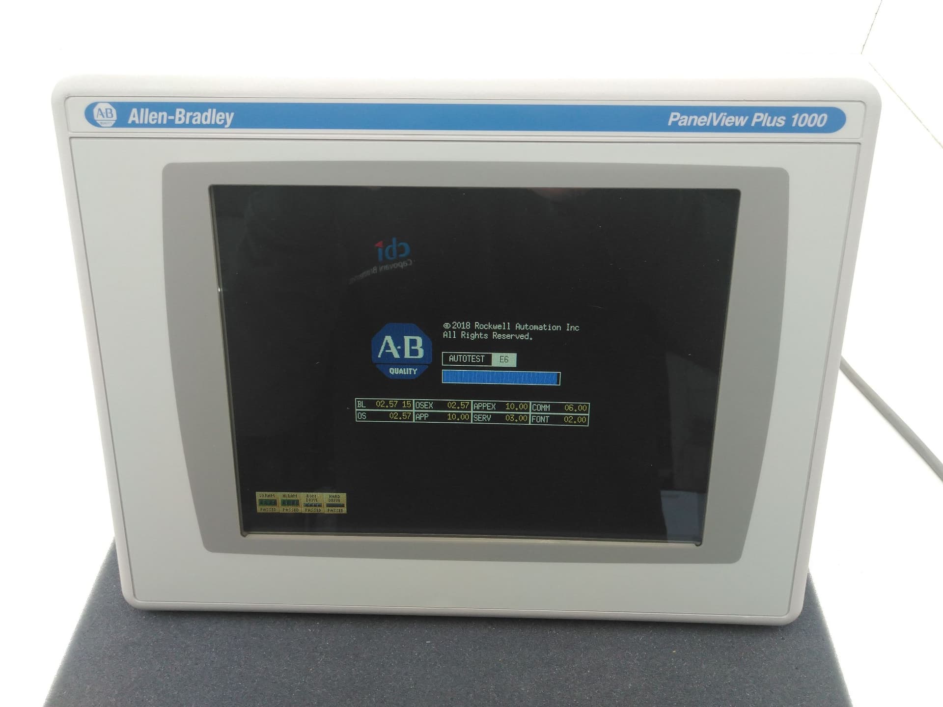 Allen-Bradley 2711P-T10C4D8 PanelView Plus 6 1000 Color/Touch Terminal 10.4"