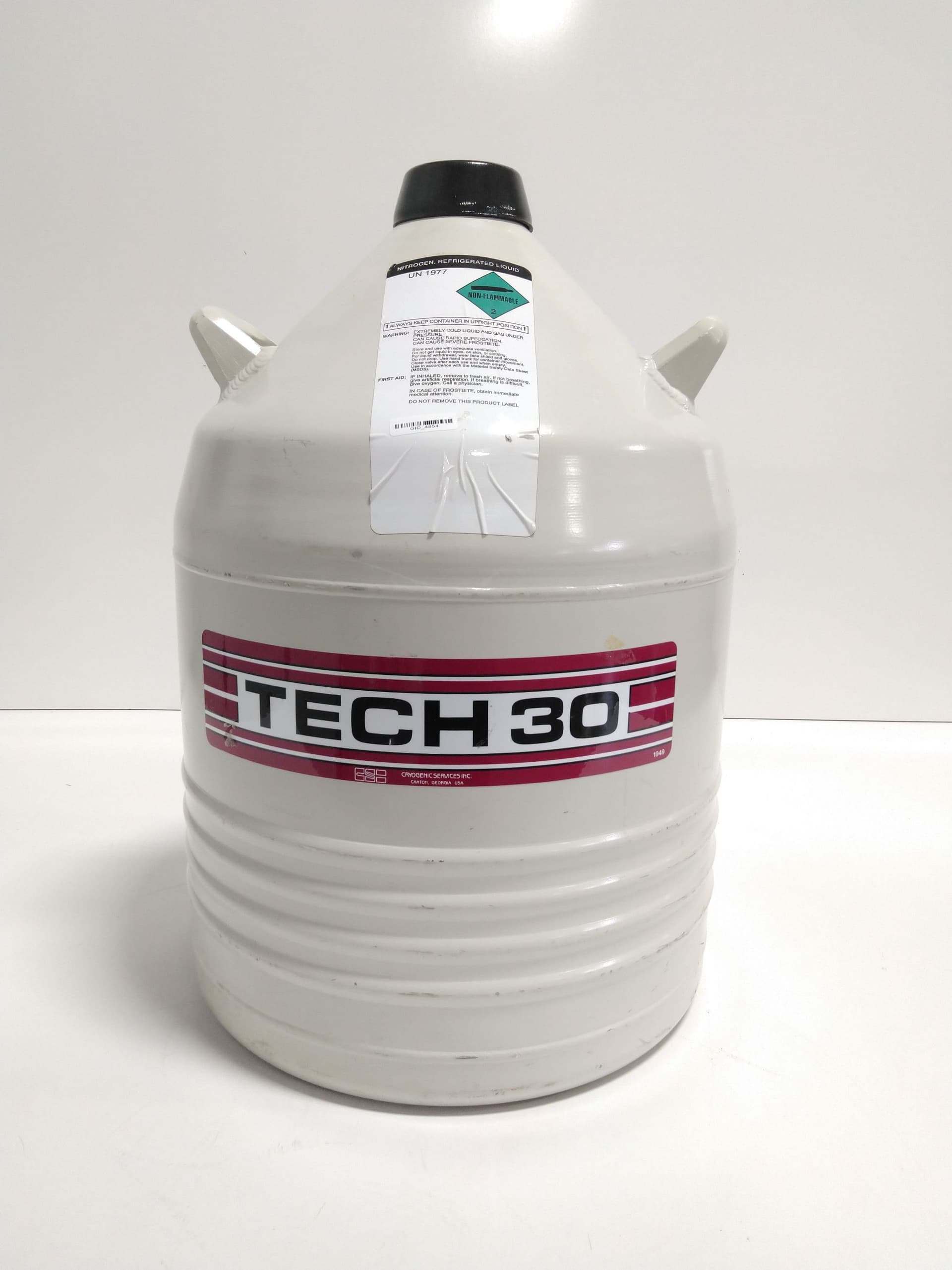 Cryogenic Services Inc. 30 L Cryogenic Dewar, 30 Liter