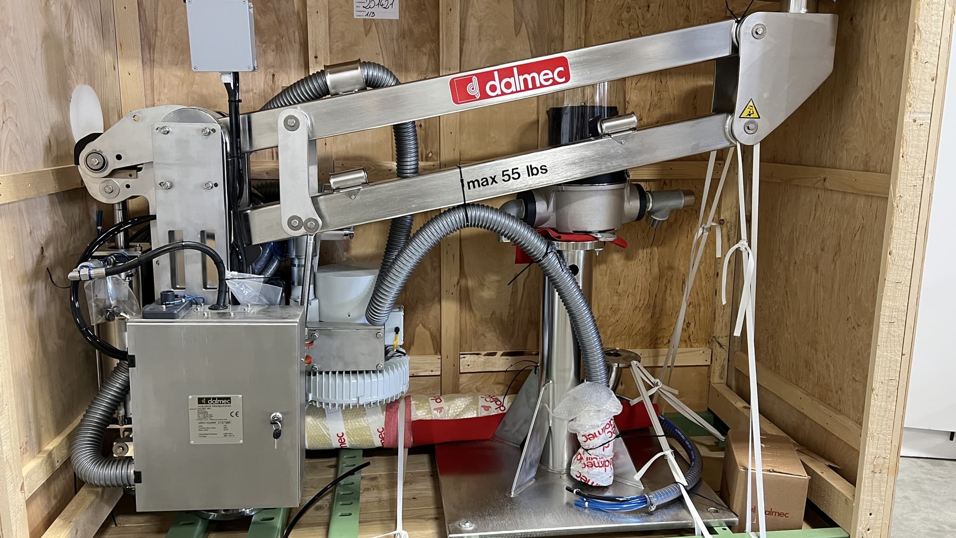 Dalmec PEC Stainless Steel Articulating Manipulator Arm 55lb - NEW